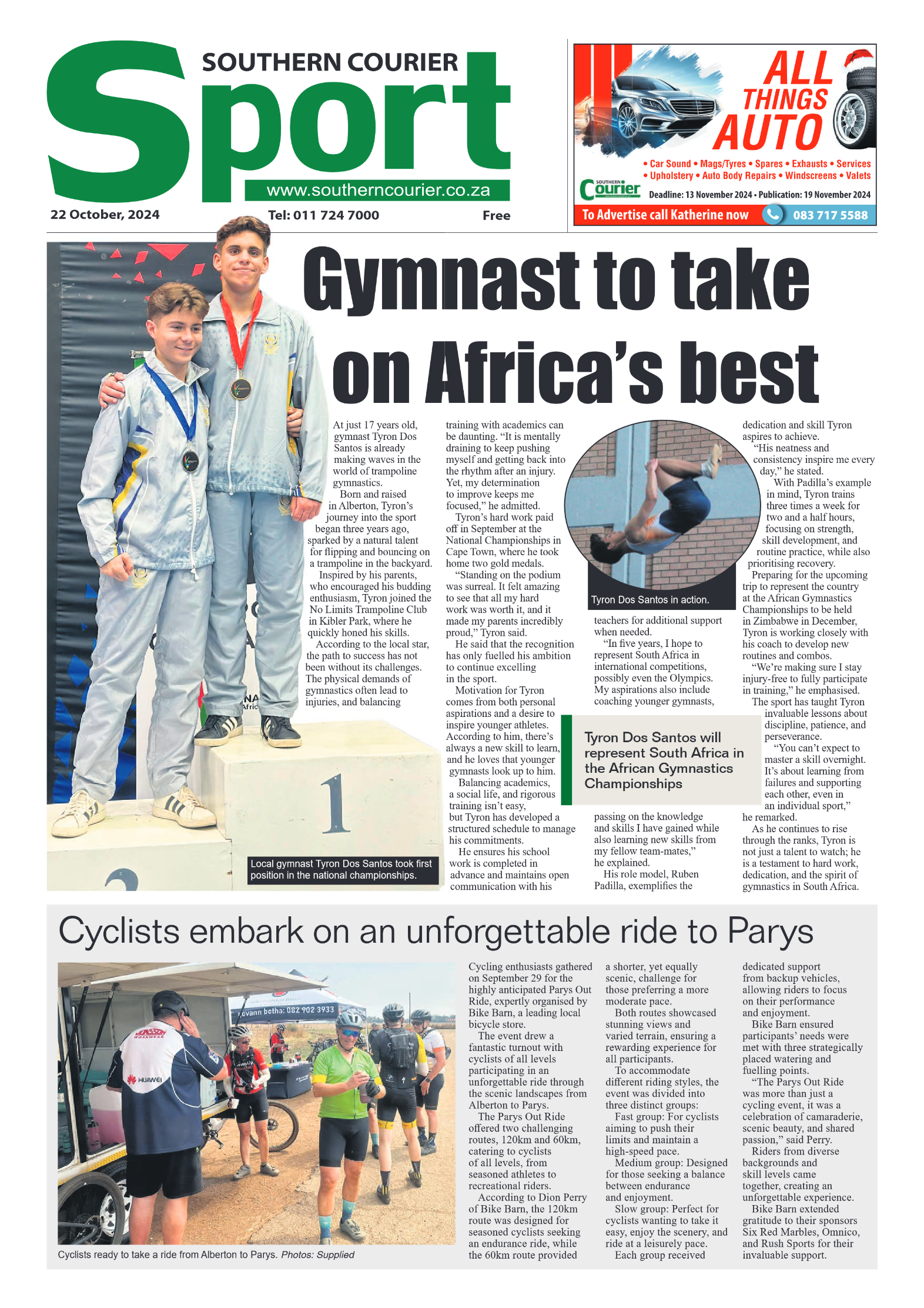 Southern Courier 22 October 2024 page 12