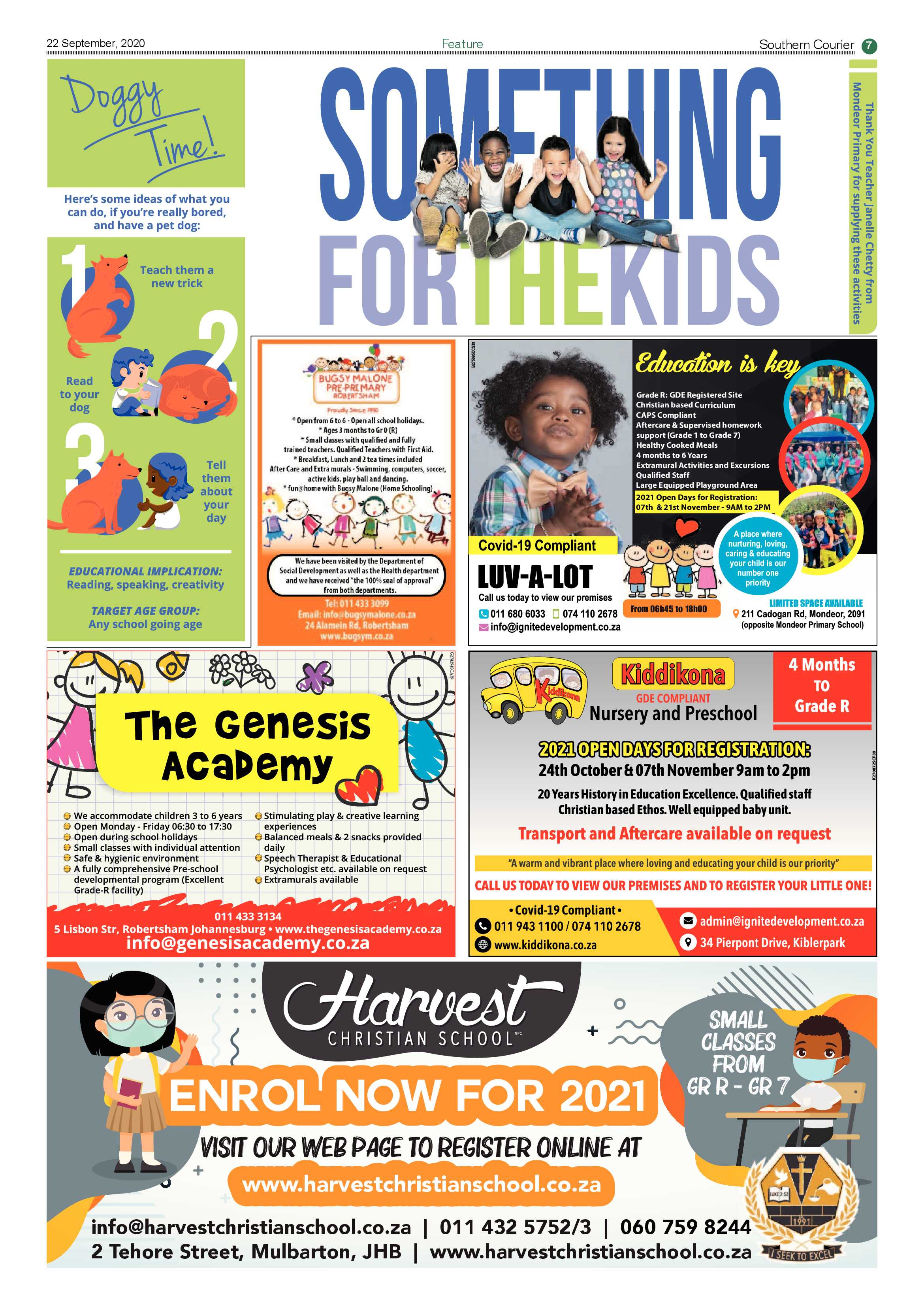 Southern Courier 22 September 2020 page 7