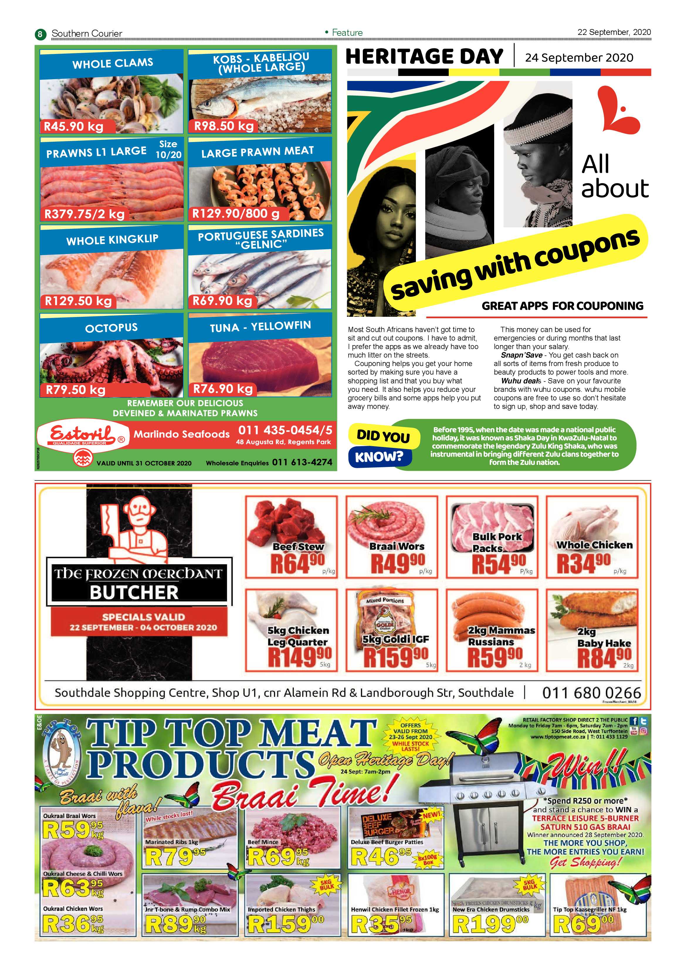 Southern Courier 22 September 2020 page 8