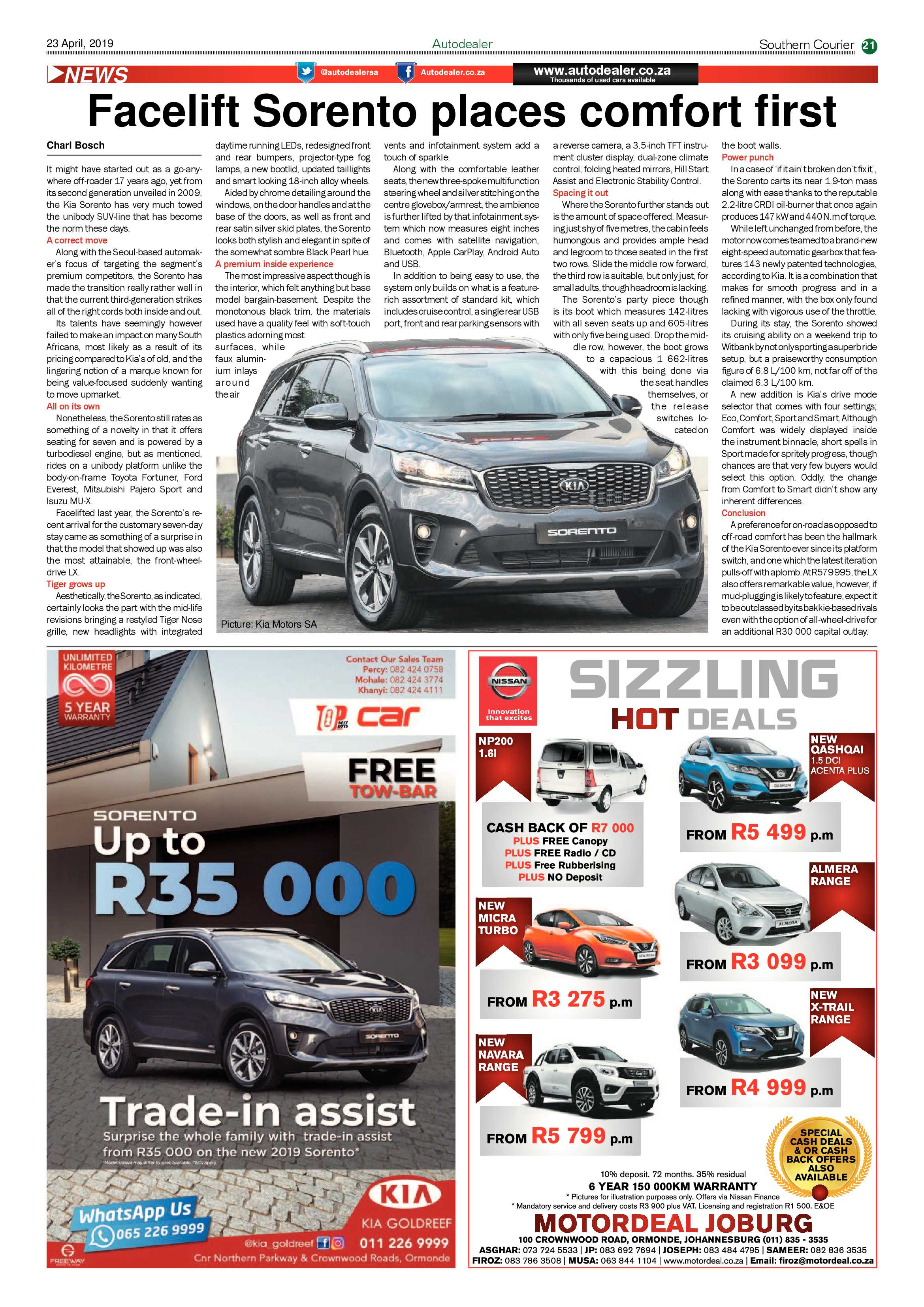 Southern Courier 23 April 2019 page 21