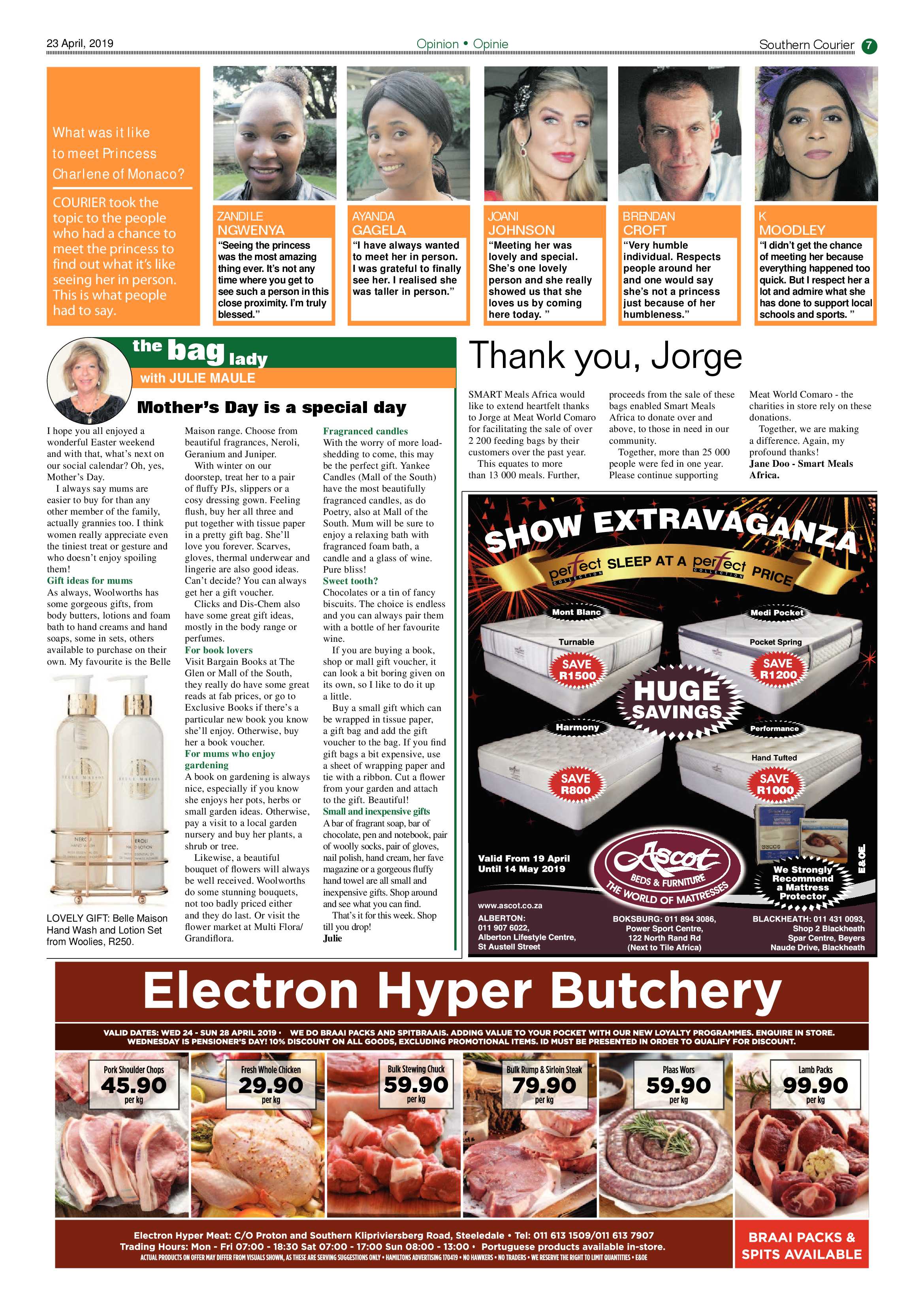 Southern Courier 23 April 2019 page 7