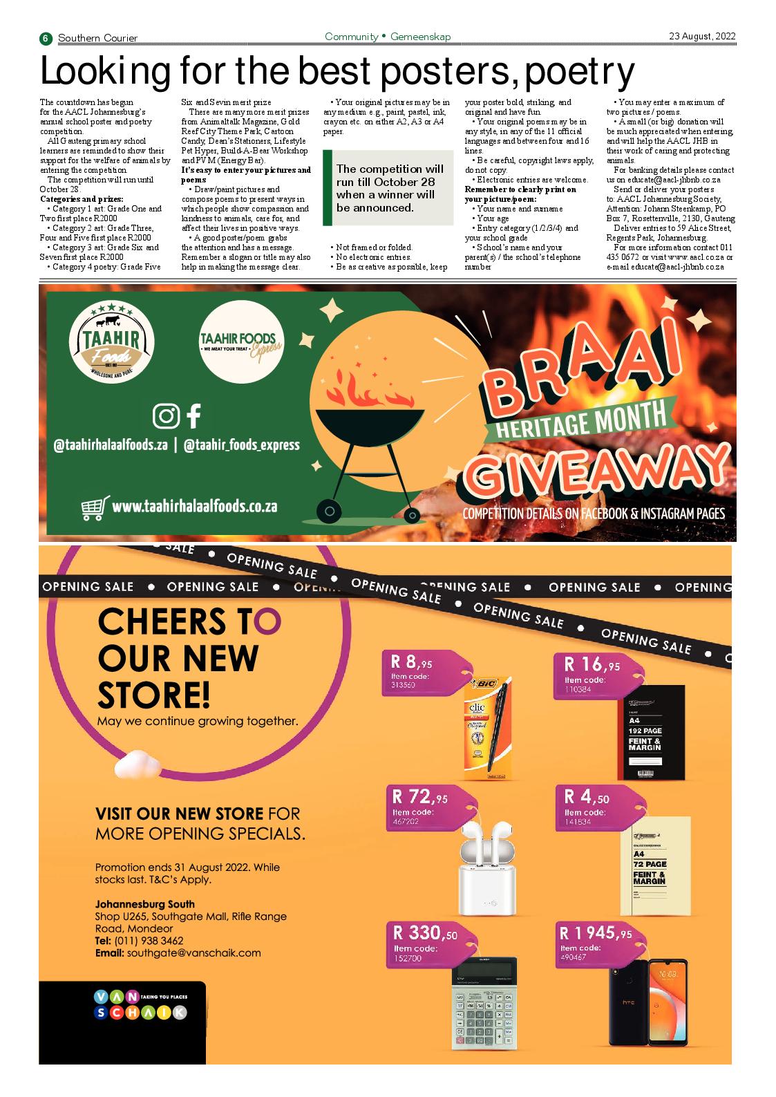 Southern Courier 23 Aug 2022 page 8