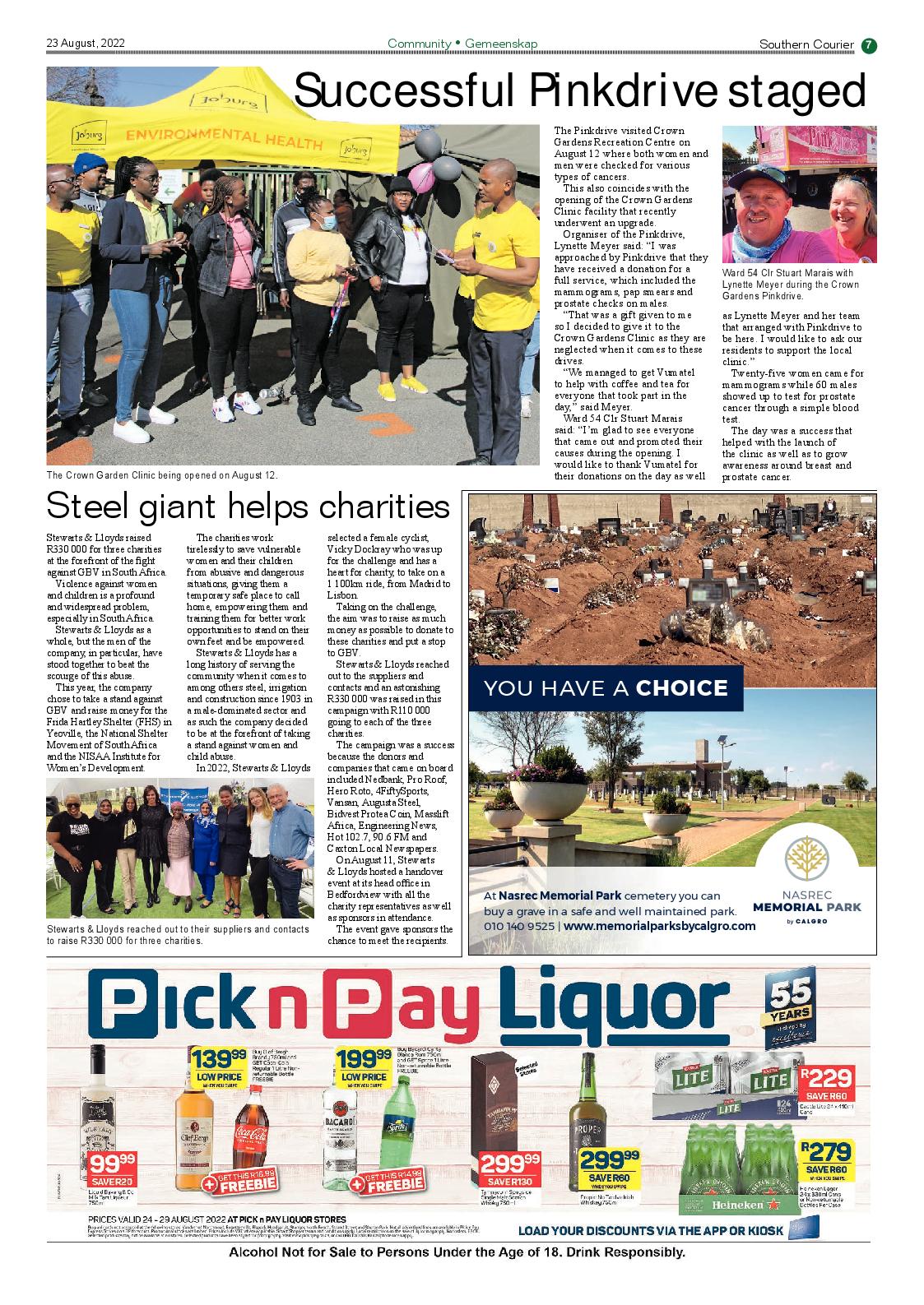 Southern Courier 23 Aug 2022 page 9