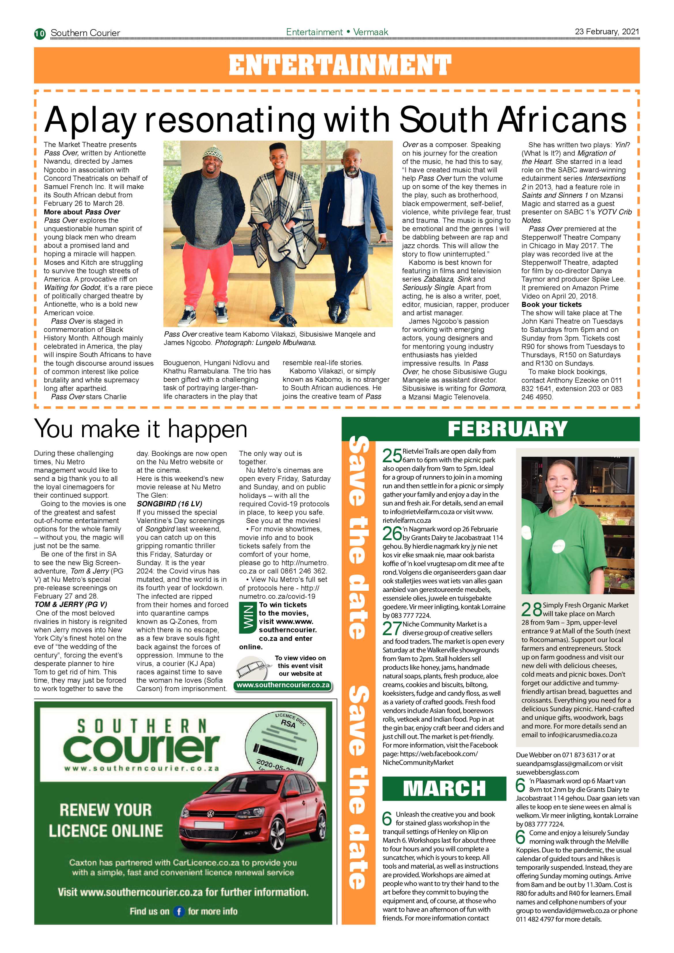 Southern Courier 23 February 2021 page 10