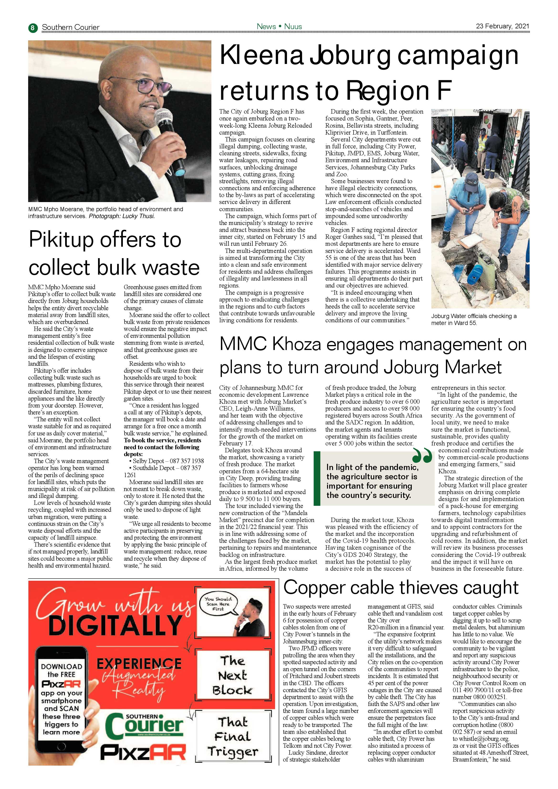 Southern Courier 23 February 2021 page 8