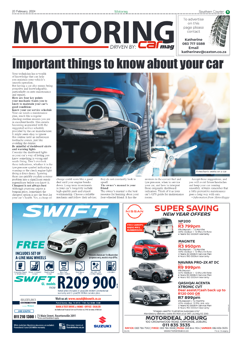Southern Courier 23 February 2024 page 5