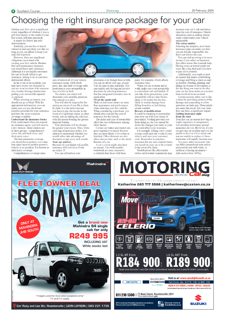 Southern Courier 23 February 2024 page 6