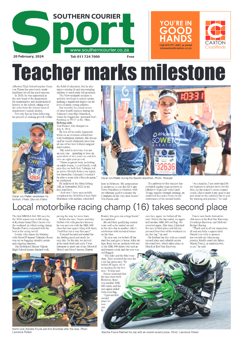 Southern Courier 23 February 2024 page 8