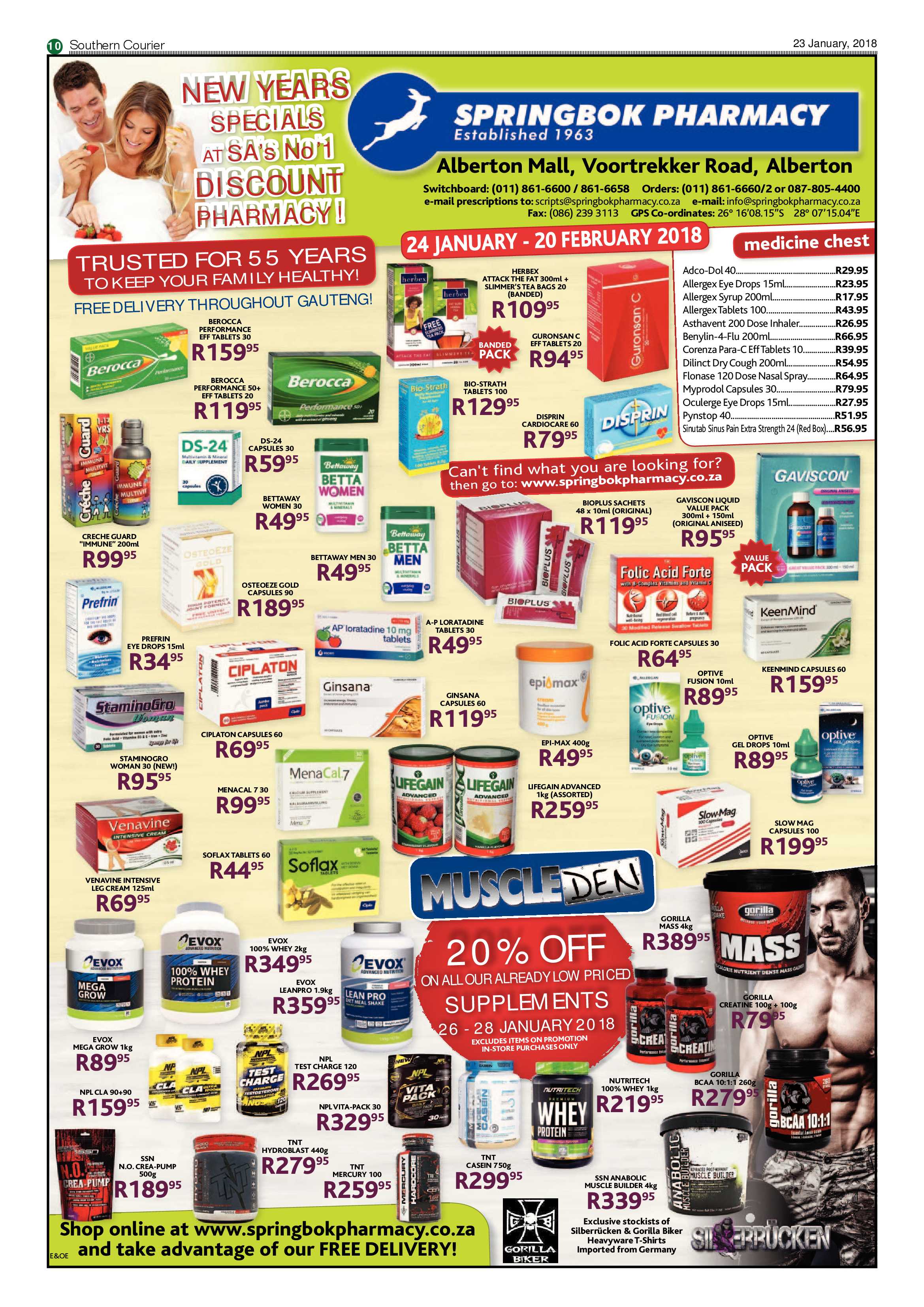 Southern Courier 23 January 2018 page 10