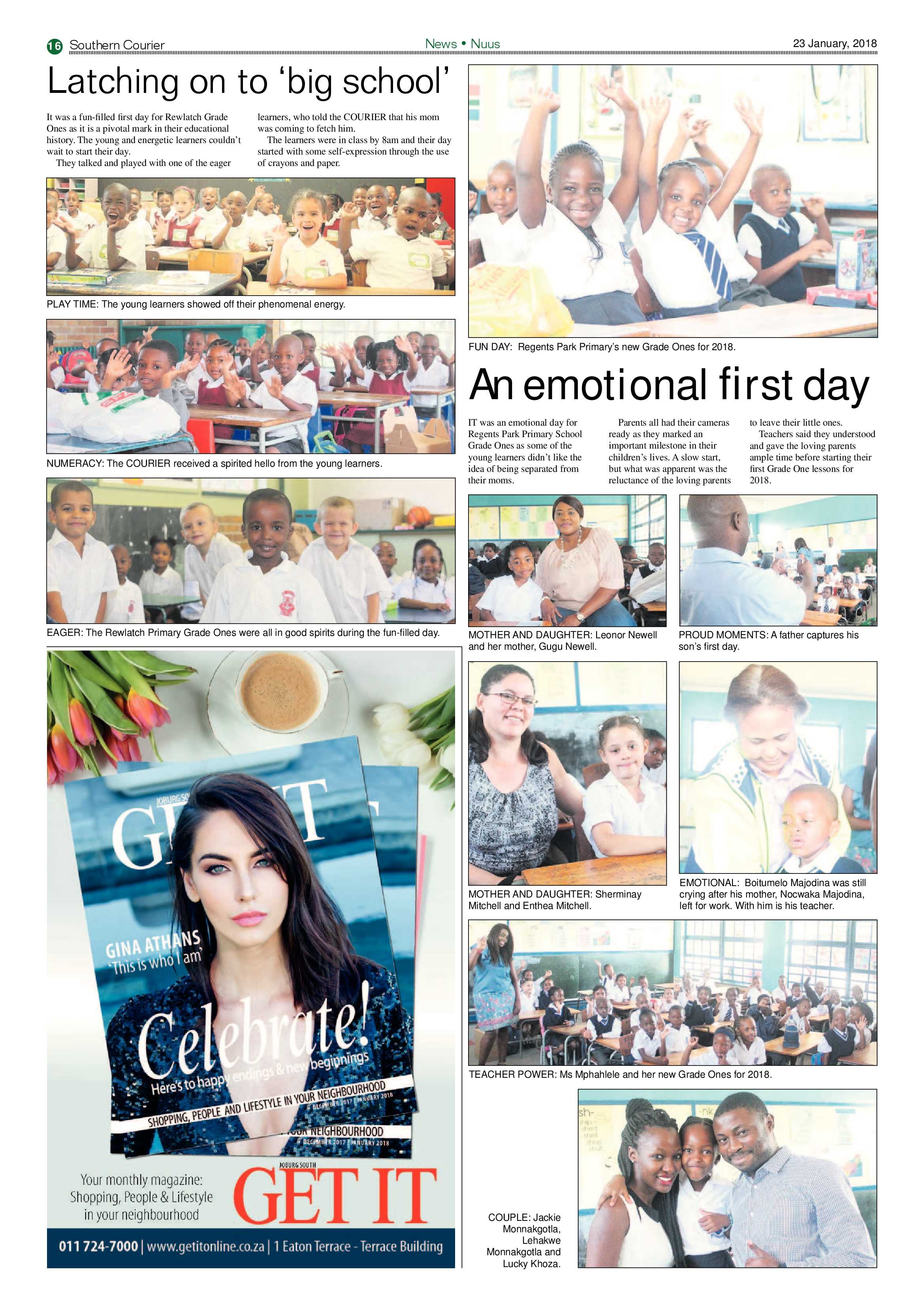 Southern Courier 23 January 2018 page 16