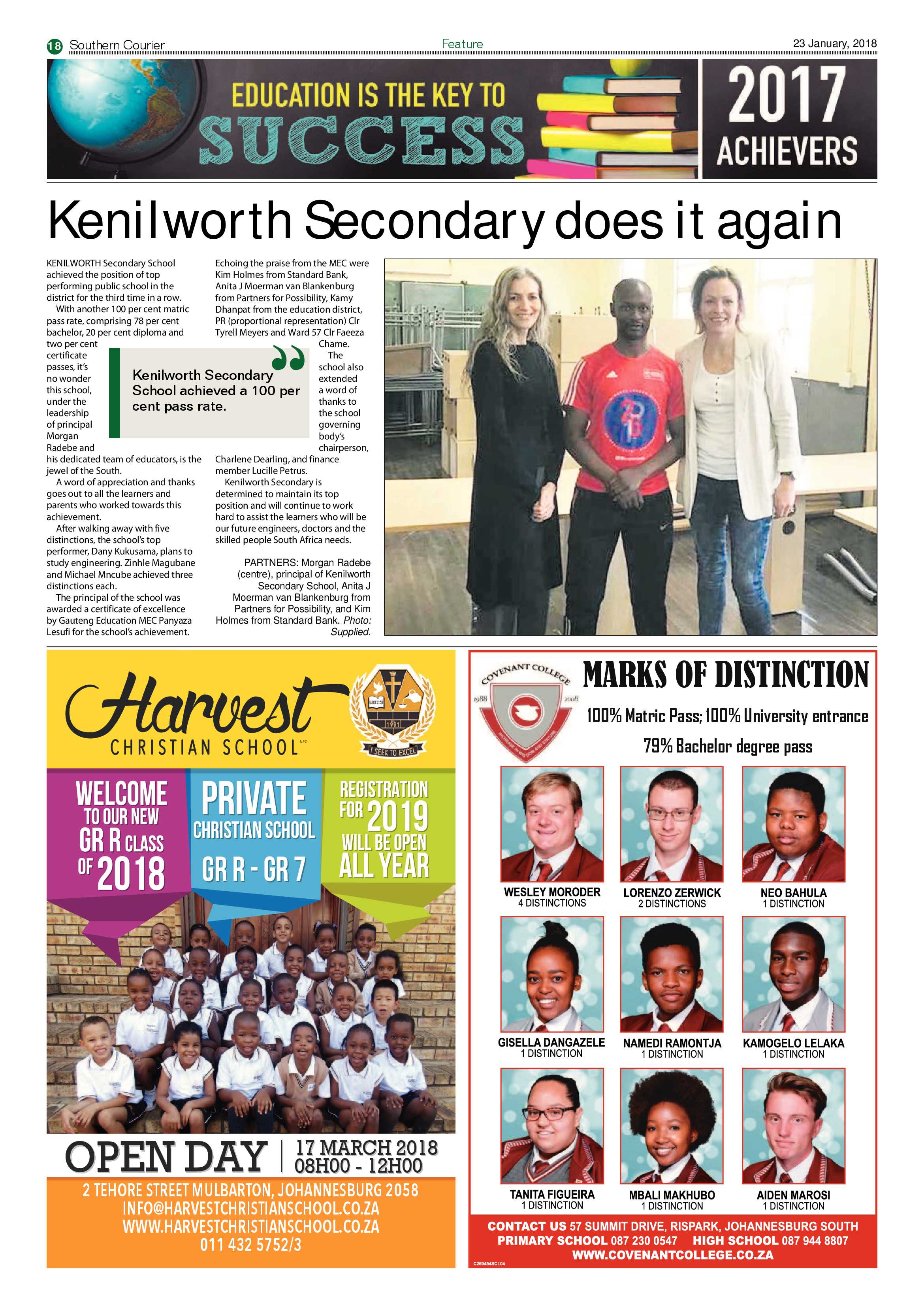 Southern Courier 23 January 2018 page 18