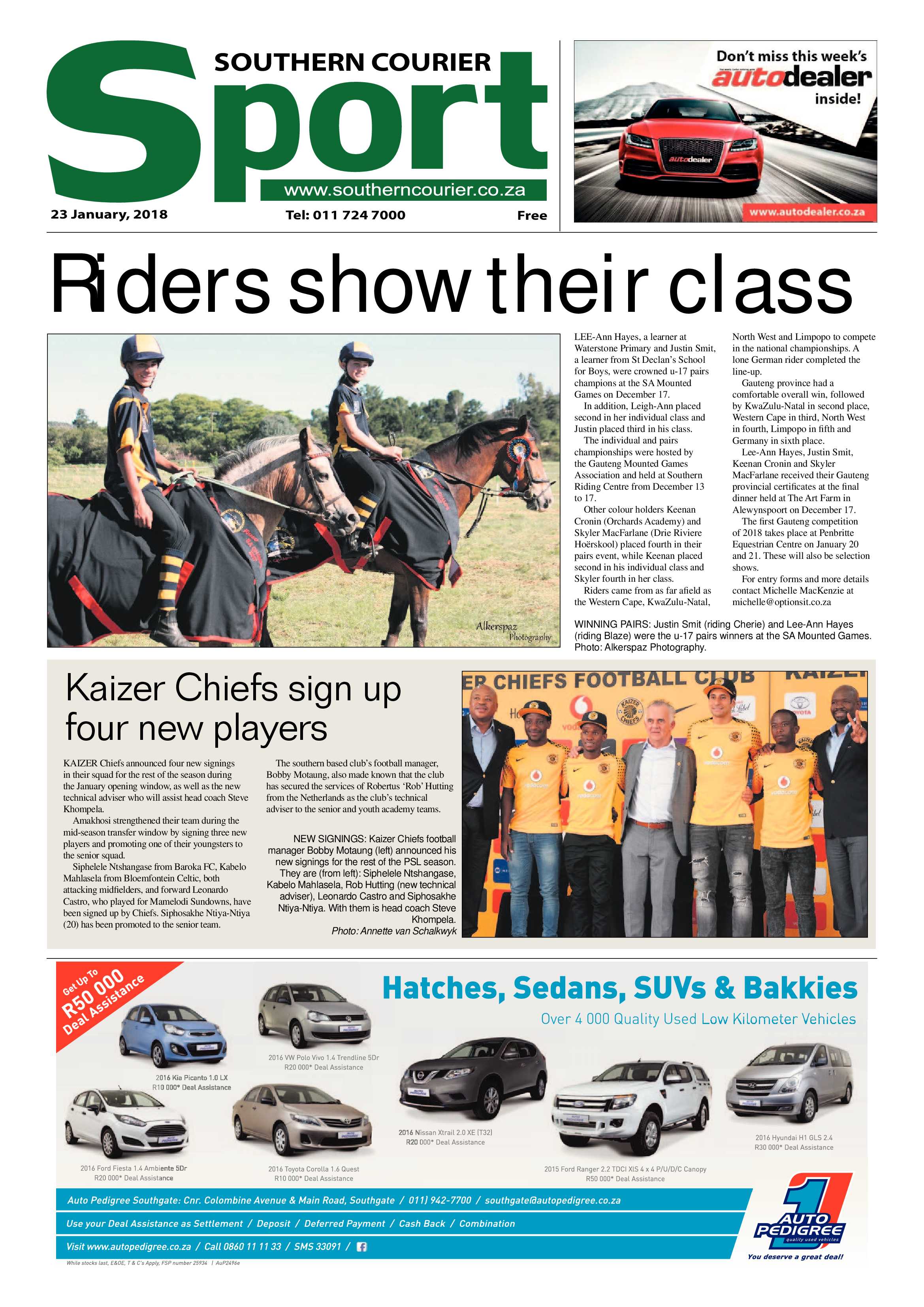 Southern Courier 23 January 2018 page 28
