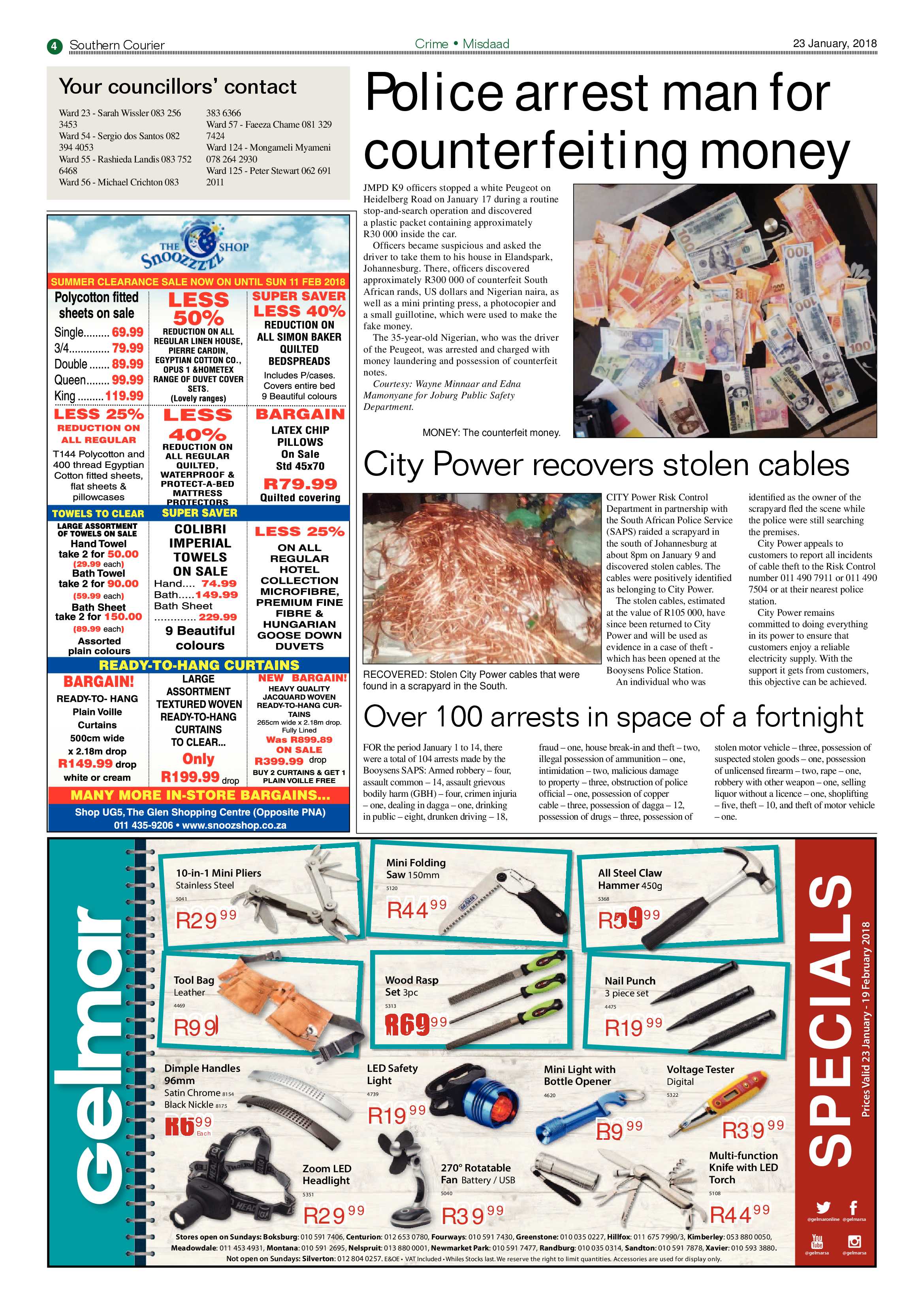 Southern Courier 23 January 2018 page 4