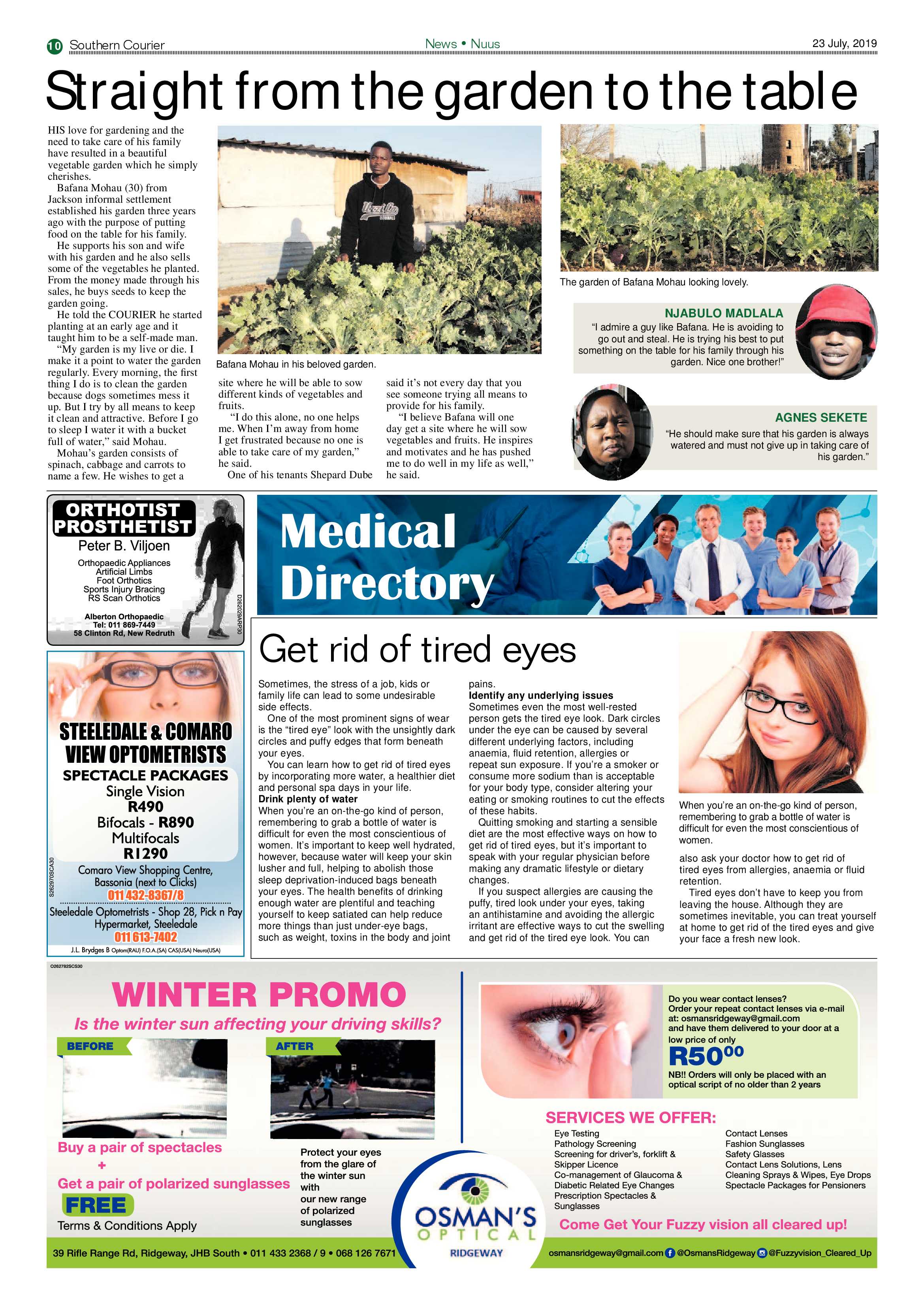 Southern Courier 23 July 2019 page 10