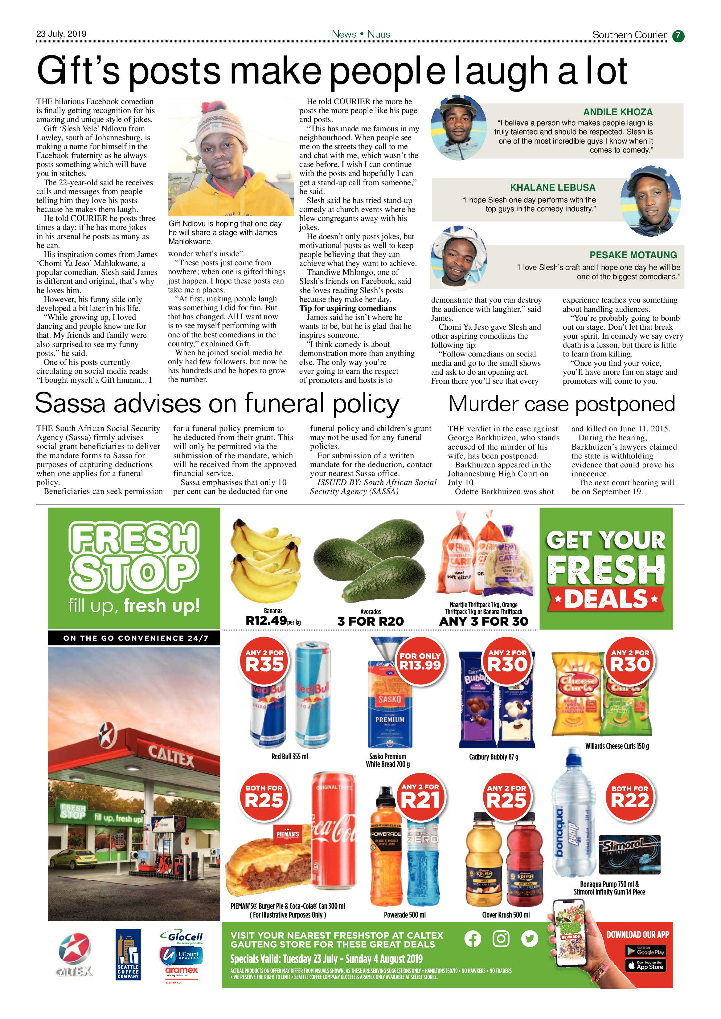 Southern Courier 23 July 2019 page 7