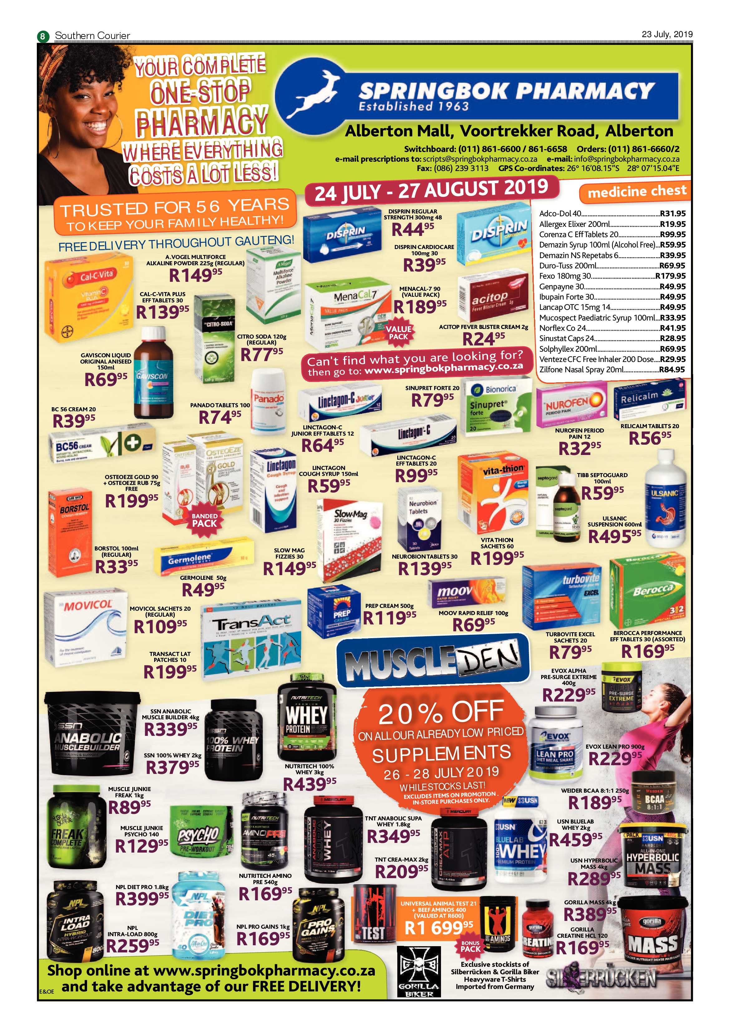 Southern Courier 23 July 2019 page 8