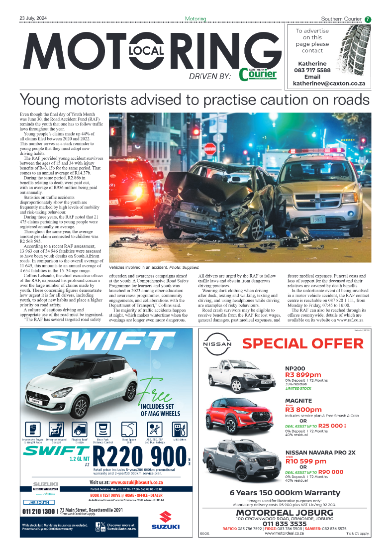 Southern Courier 23 July 2024 page 9