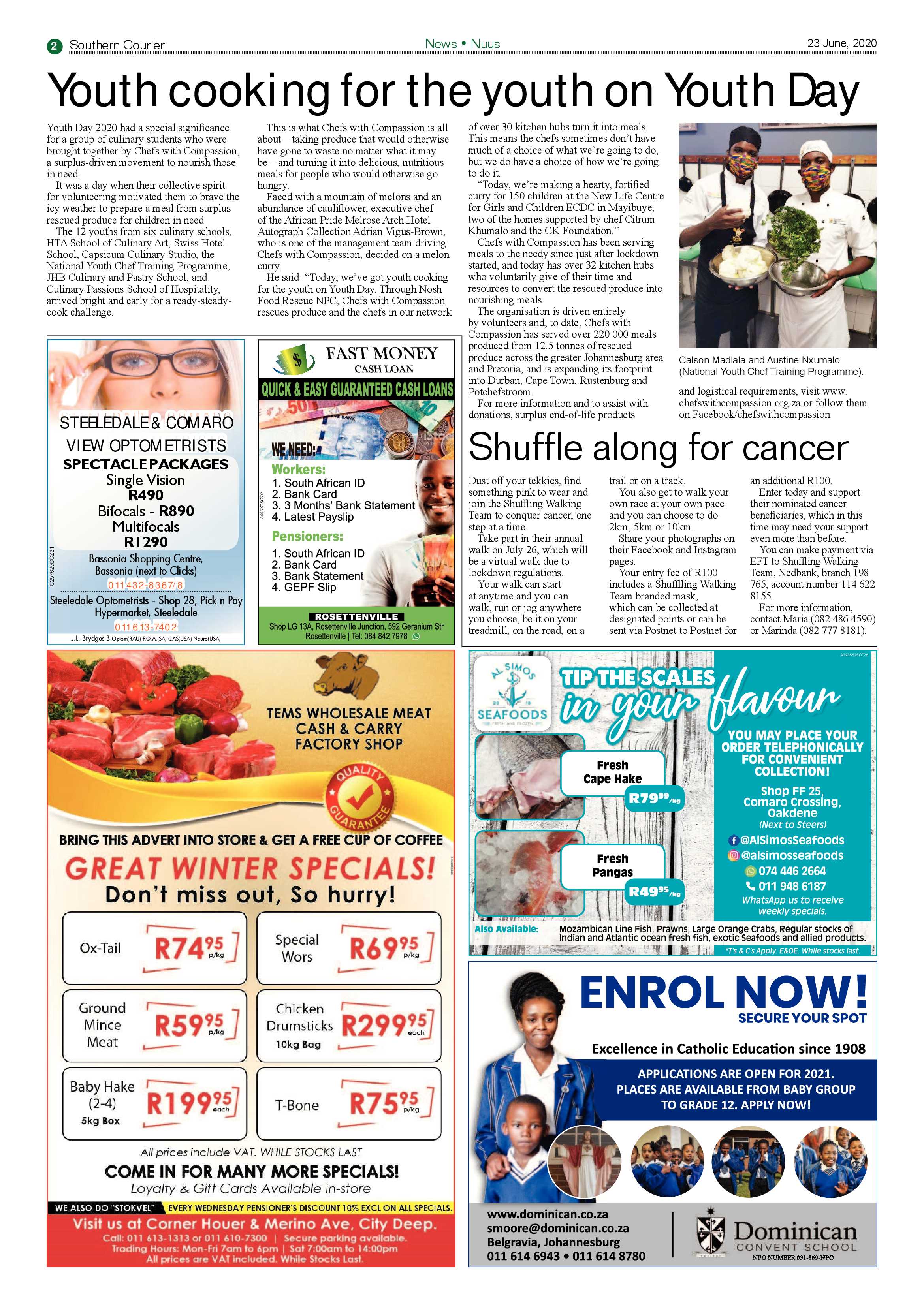 Southern Courier 23 June 2020 page 2
