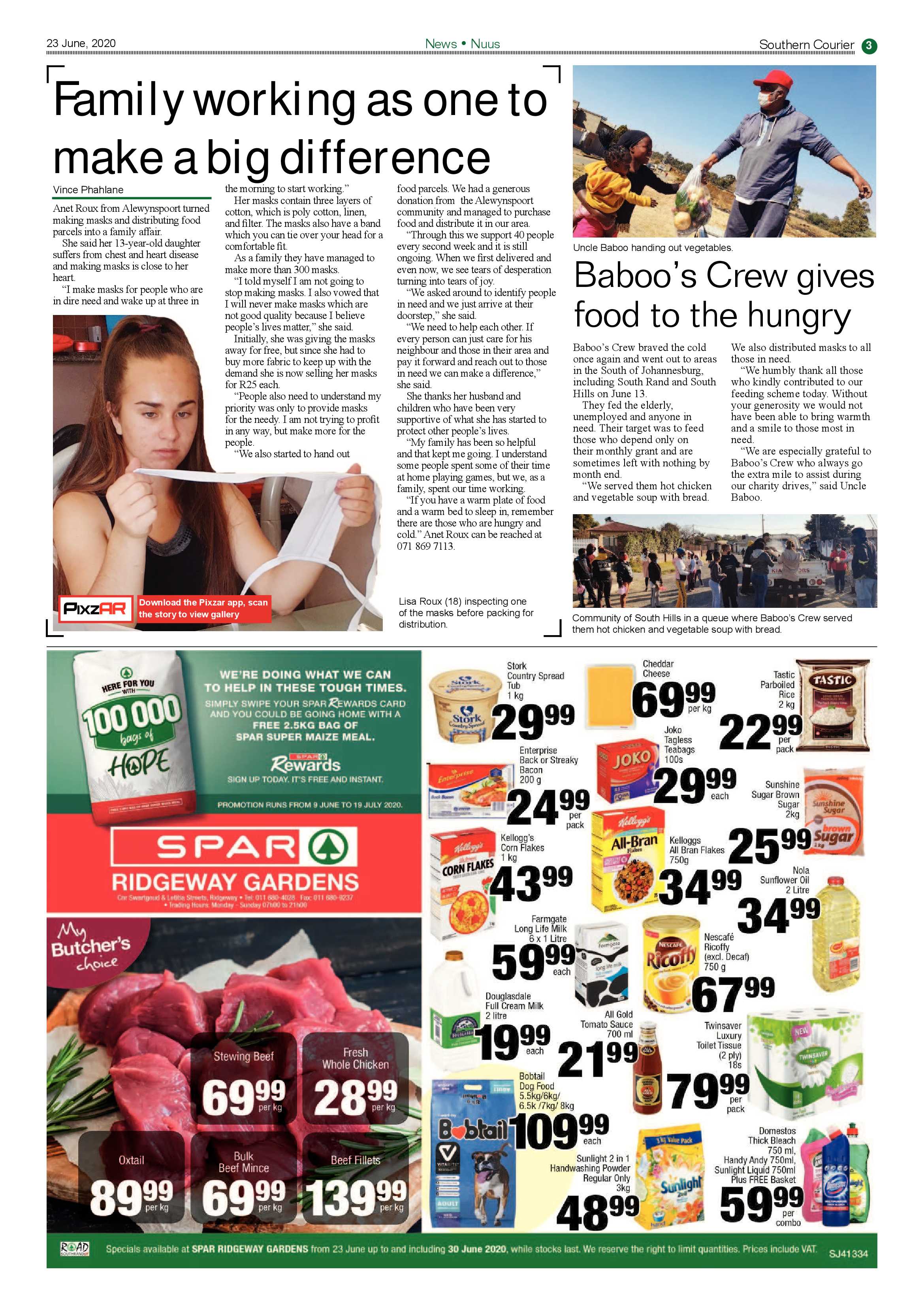 Southern Courier 23 June 2020 page 3