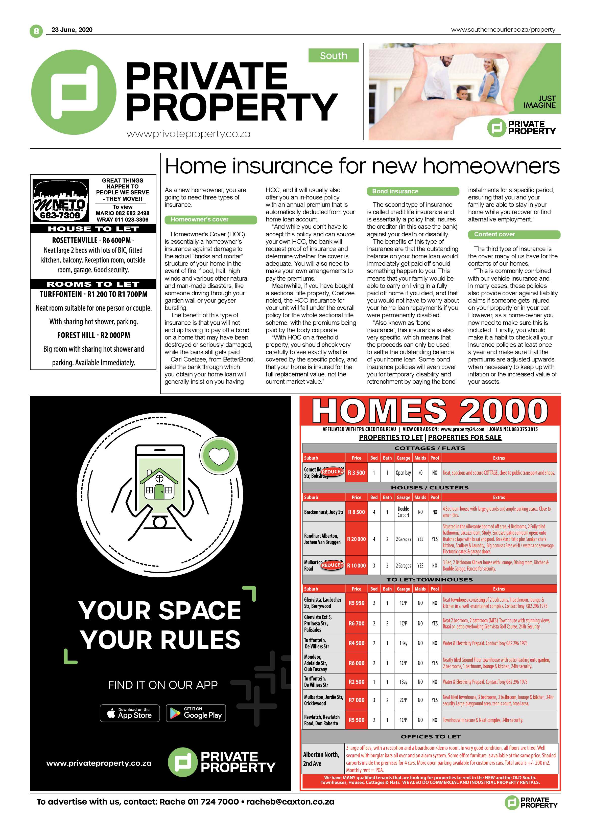 Southern Courier 23 June 2020 page 8