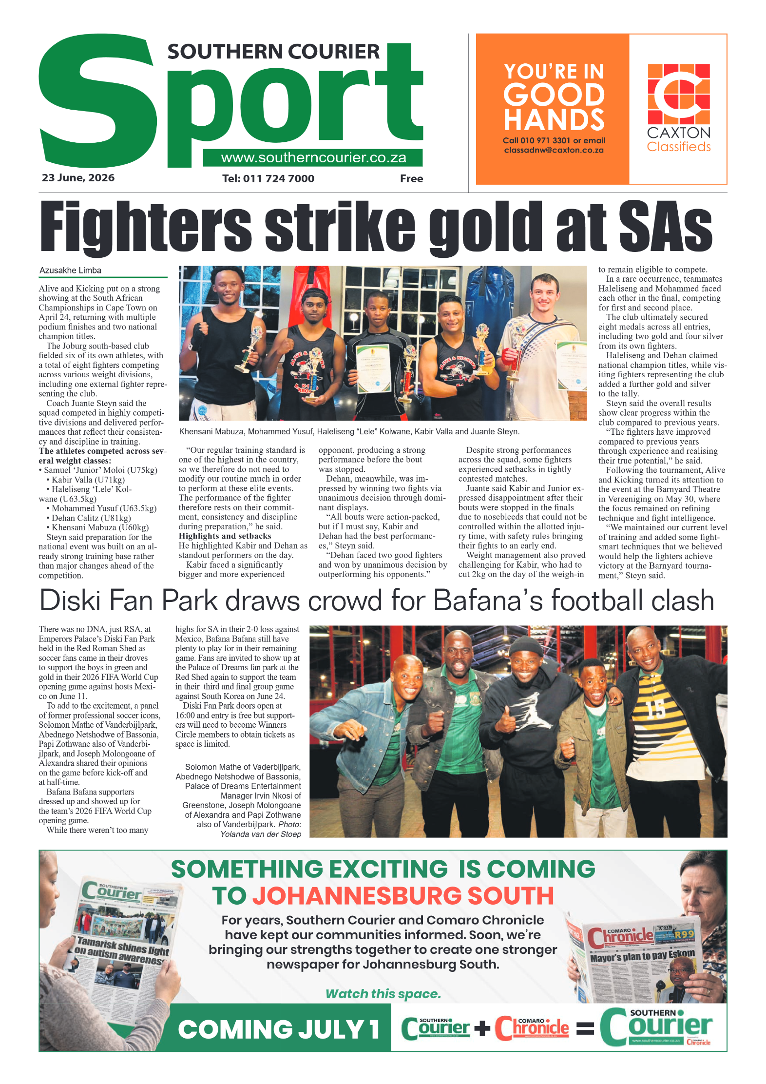 Southern Courier 23 June 2026 page 8