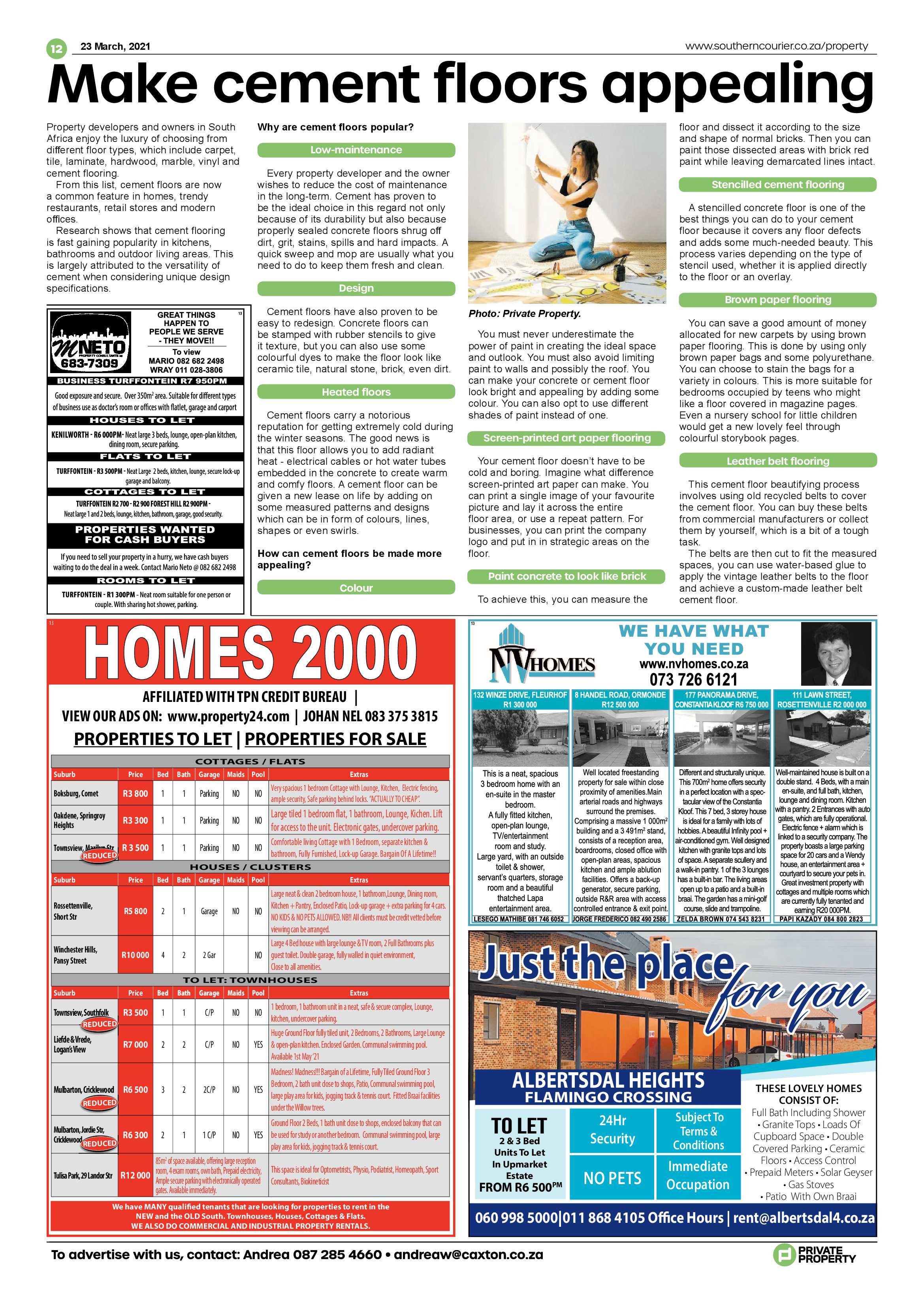 Southern Courier 23 March 2021 page 12