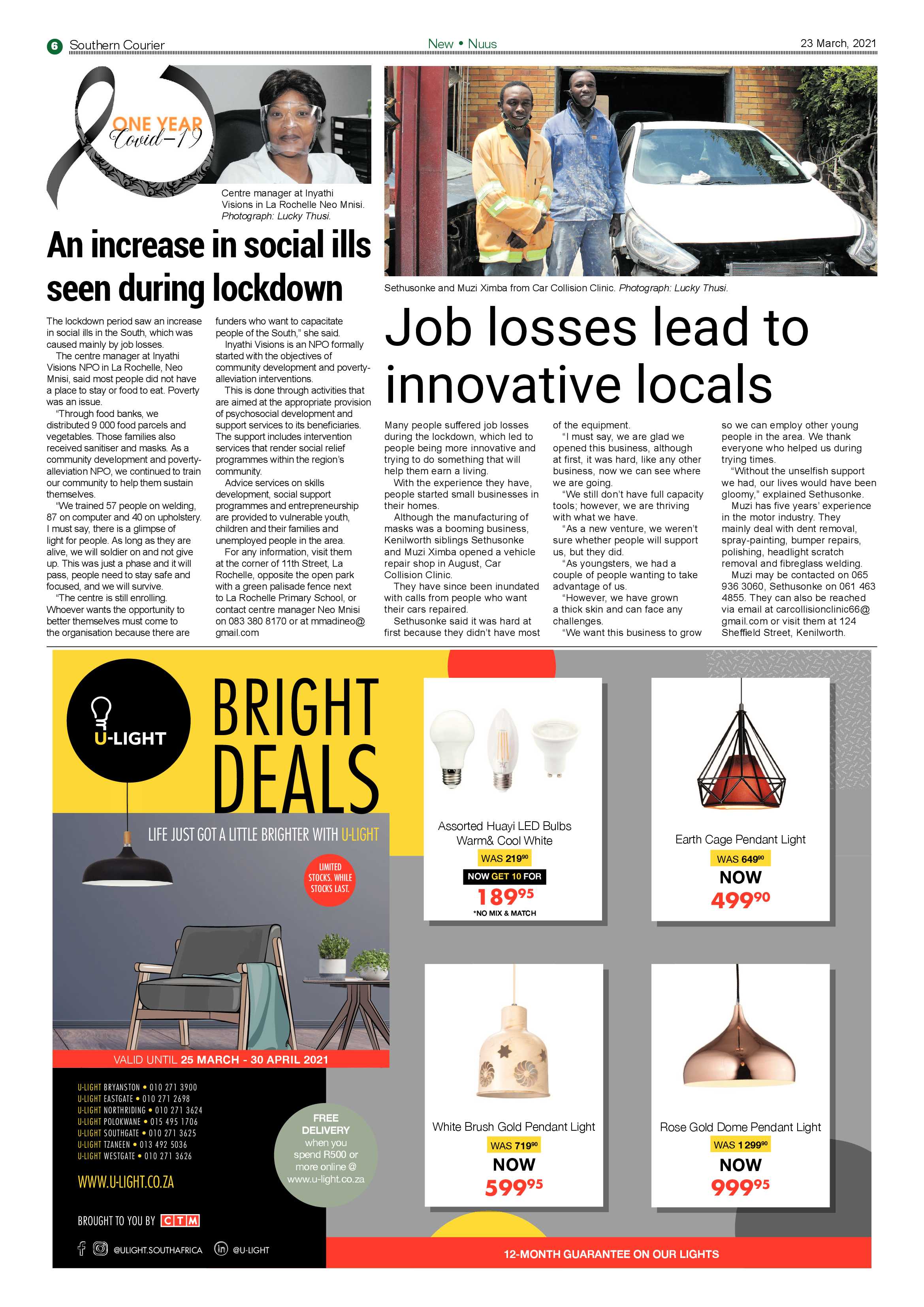Southern Courier 23 March 2021 page 6