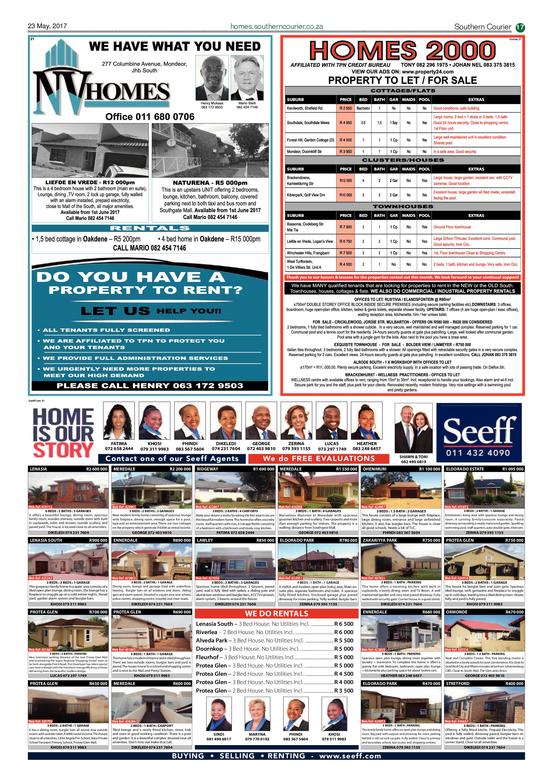 Southern Courier 23 May 2017 page 17