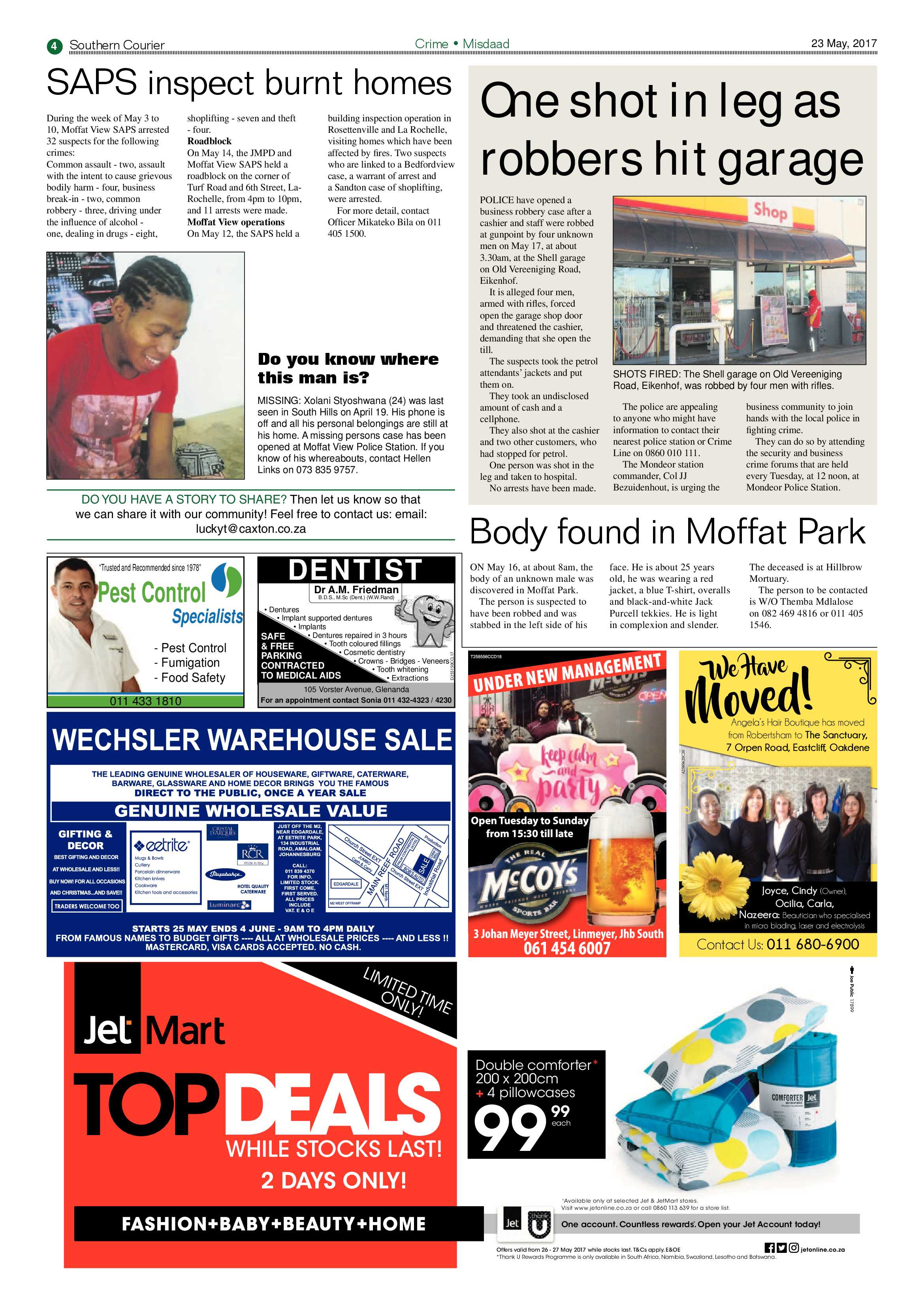 Southern Courier 23 May 2017 page 4