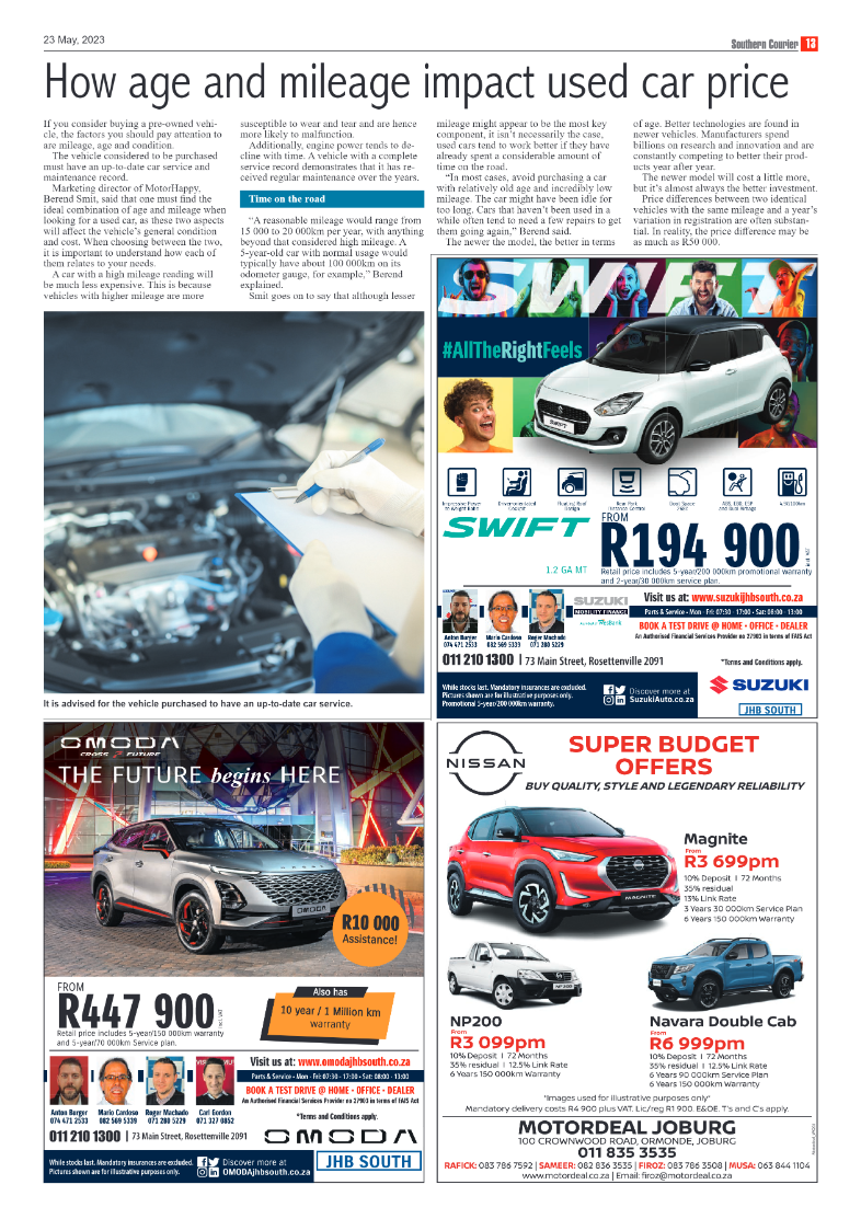 Southern Courier 23 May 2023 page 13