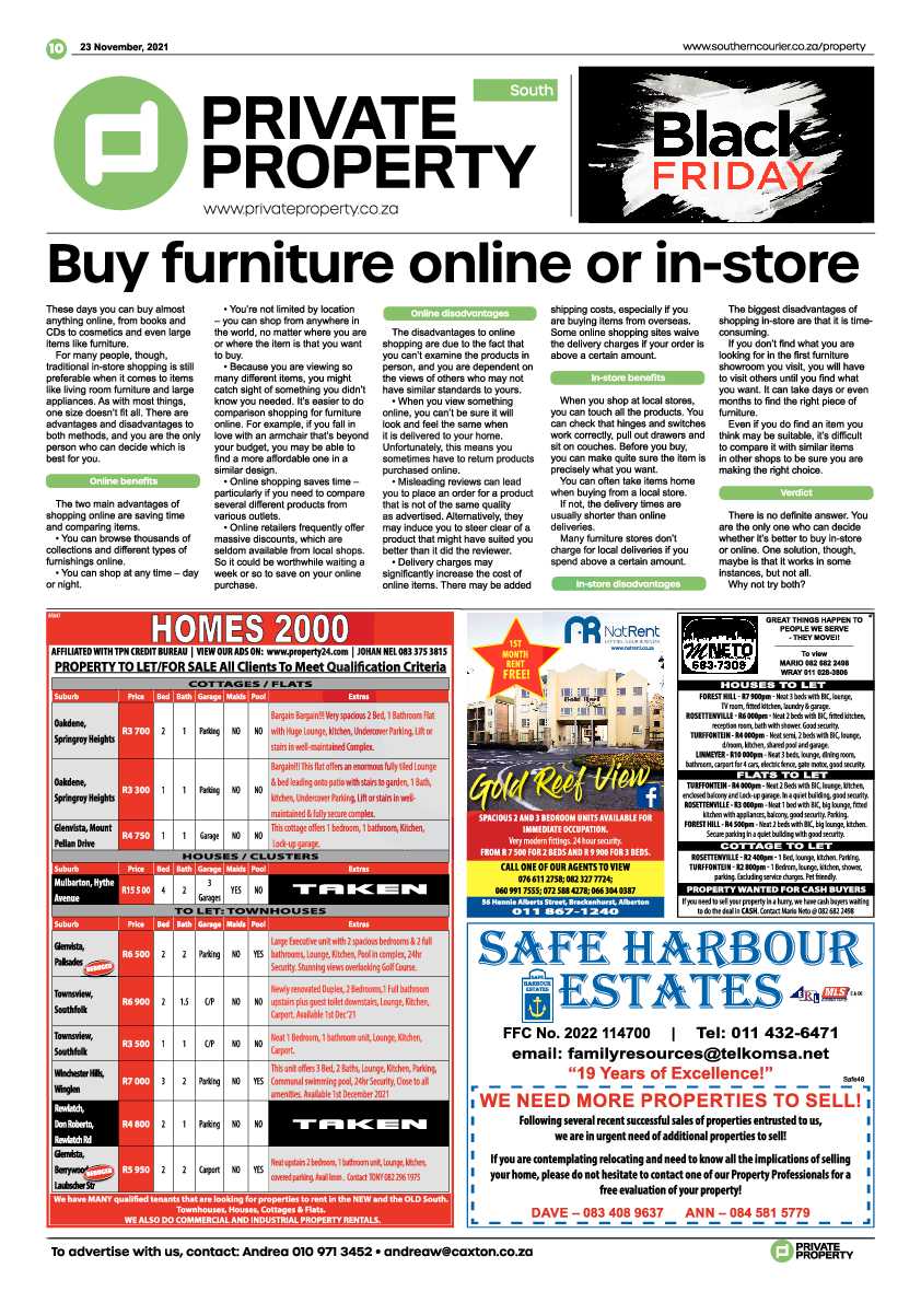 Southern Courier 23 November 2021 page 14