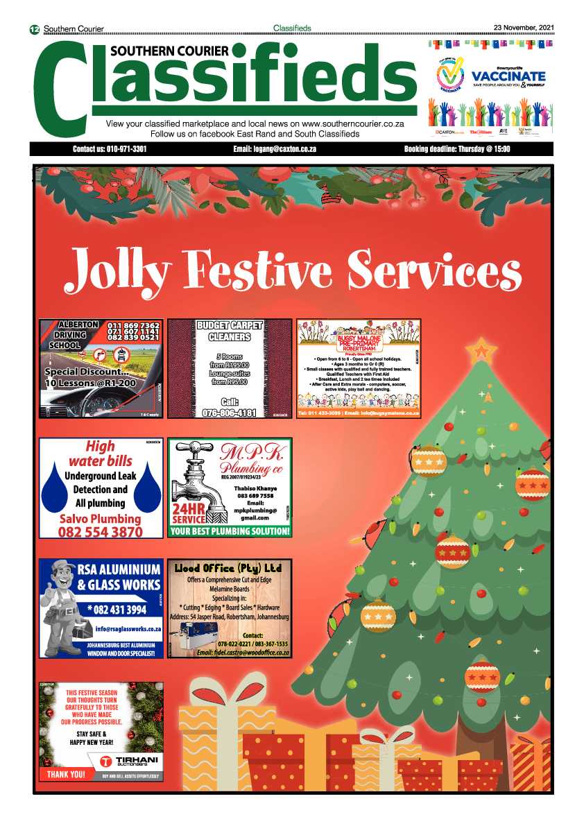 Southern Courier 23 November 2021 page 16