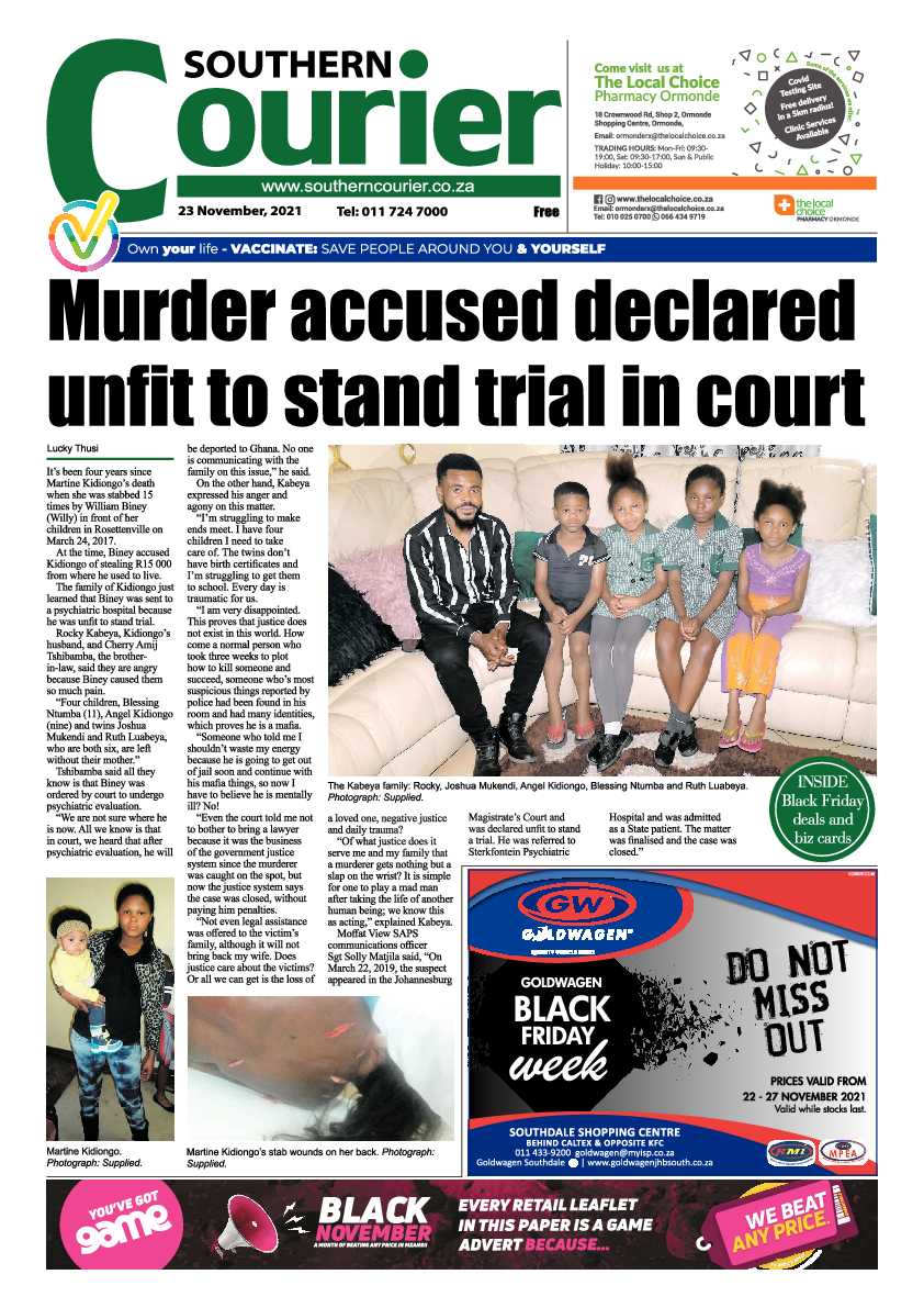 Southern Courier 23 November 2021 page 5