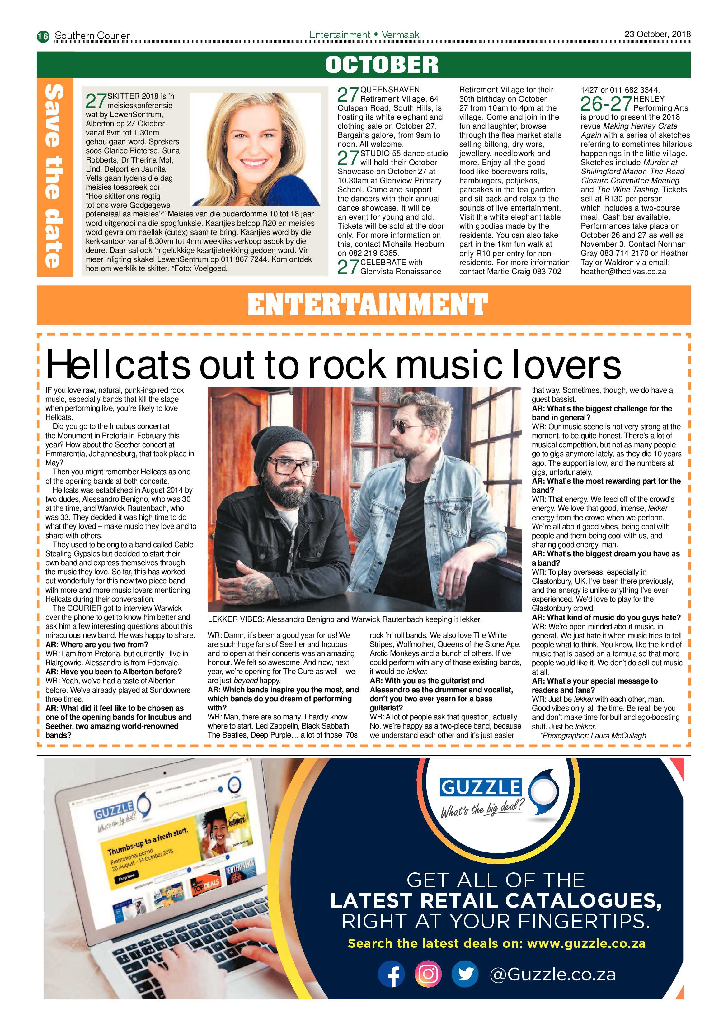 Southern Courier 23 October 2018 page 16