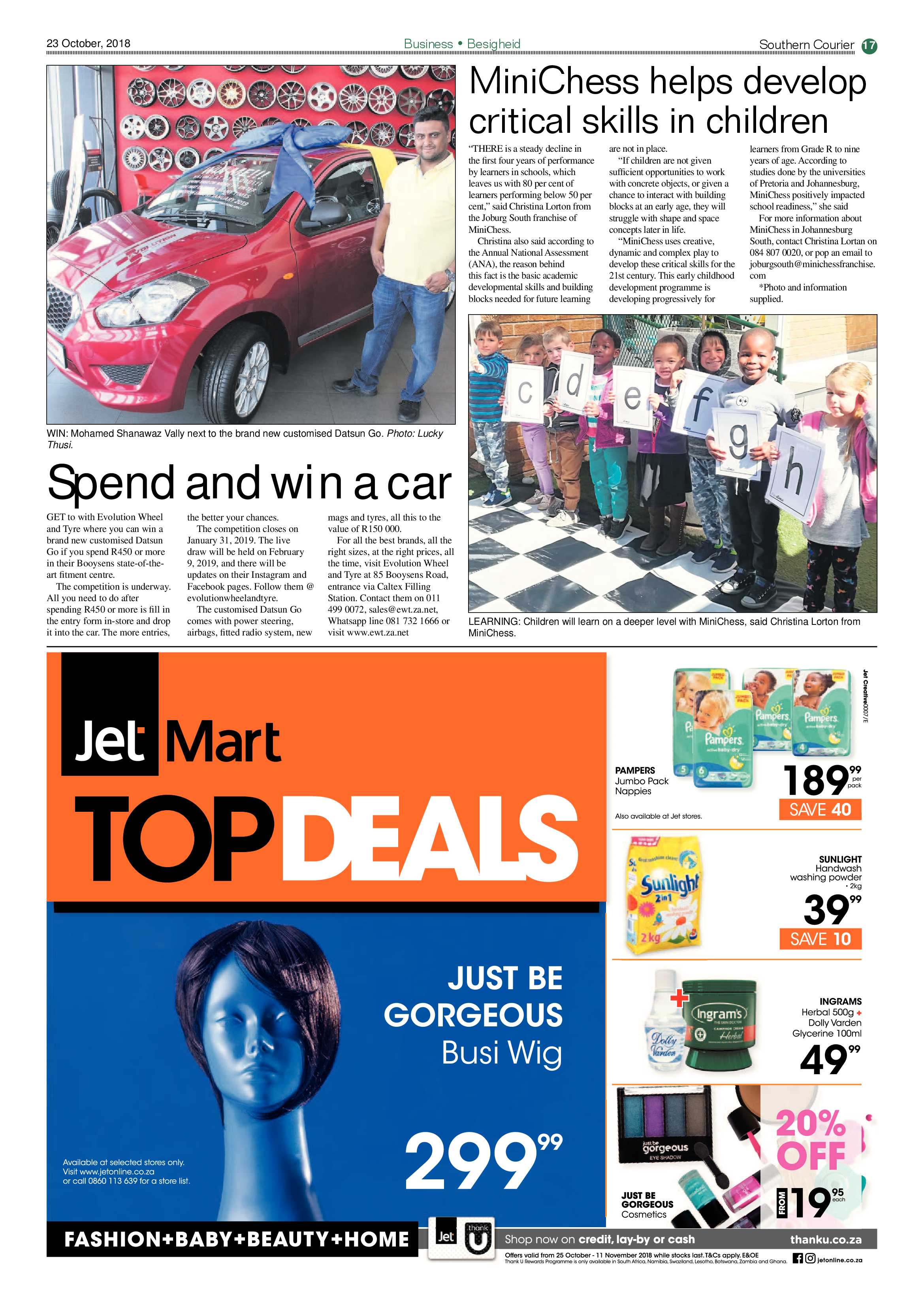 Southern Courier 23 October 2018 page 17