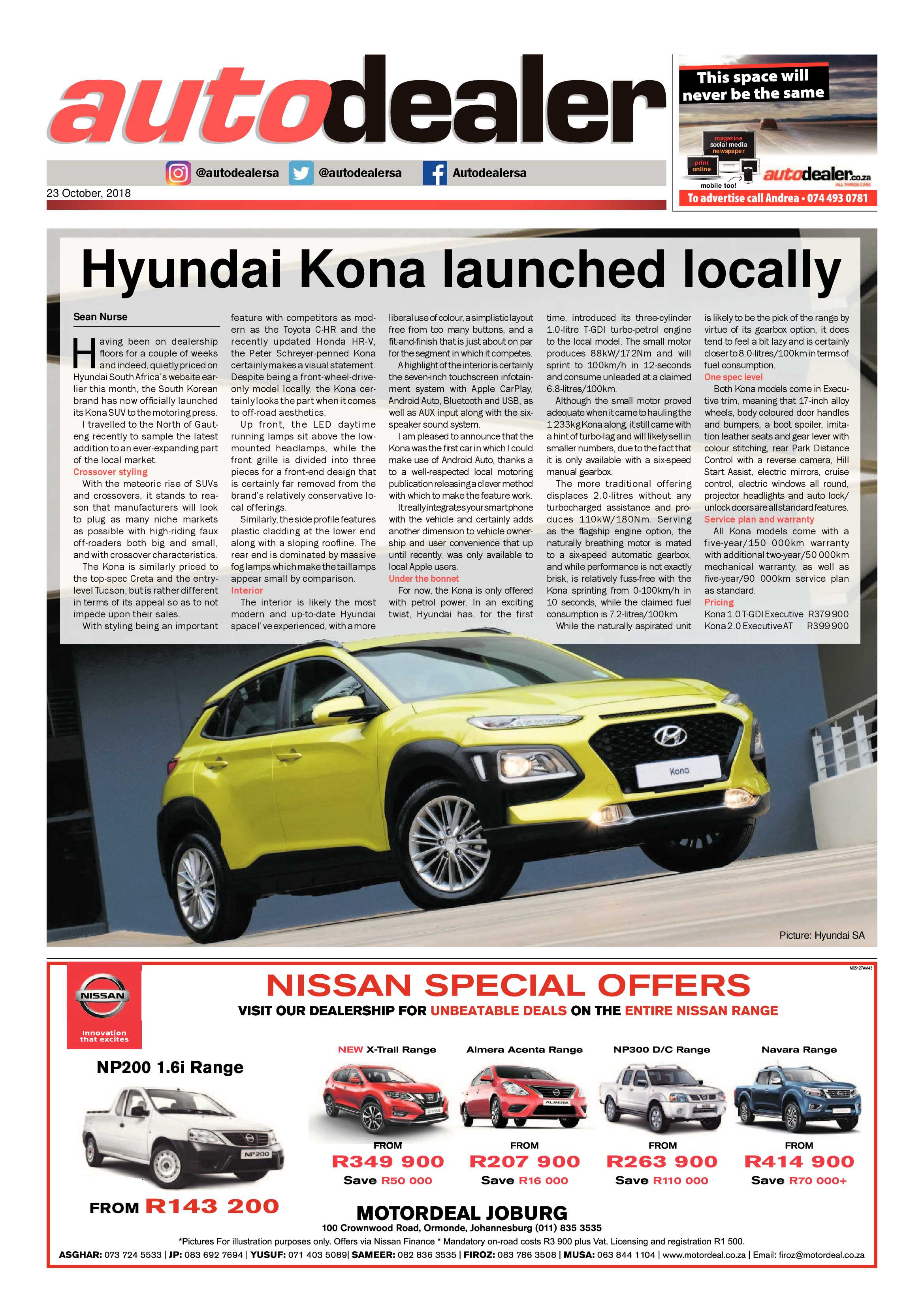 Southern Courier 23 October 2018 page 27