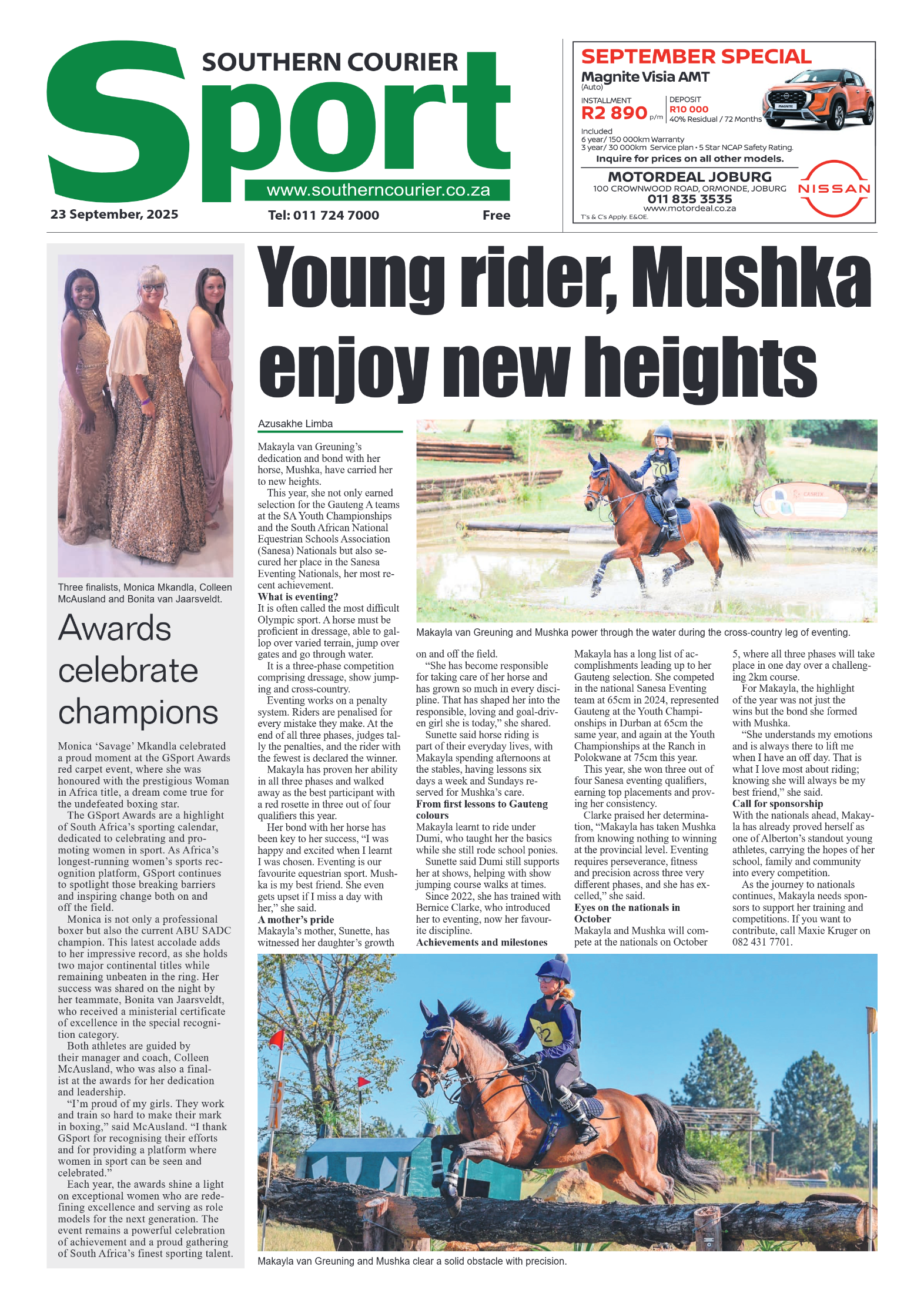 Southern Courier 23 September 2025 page 8