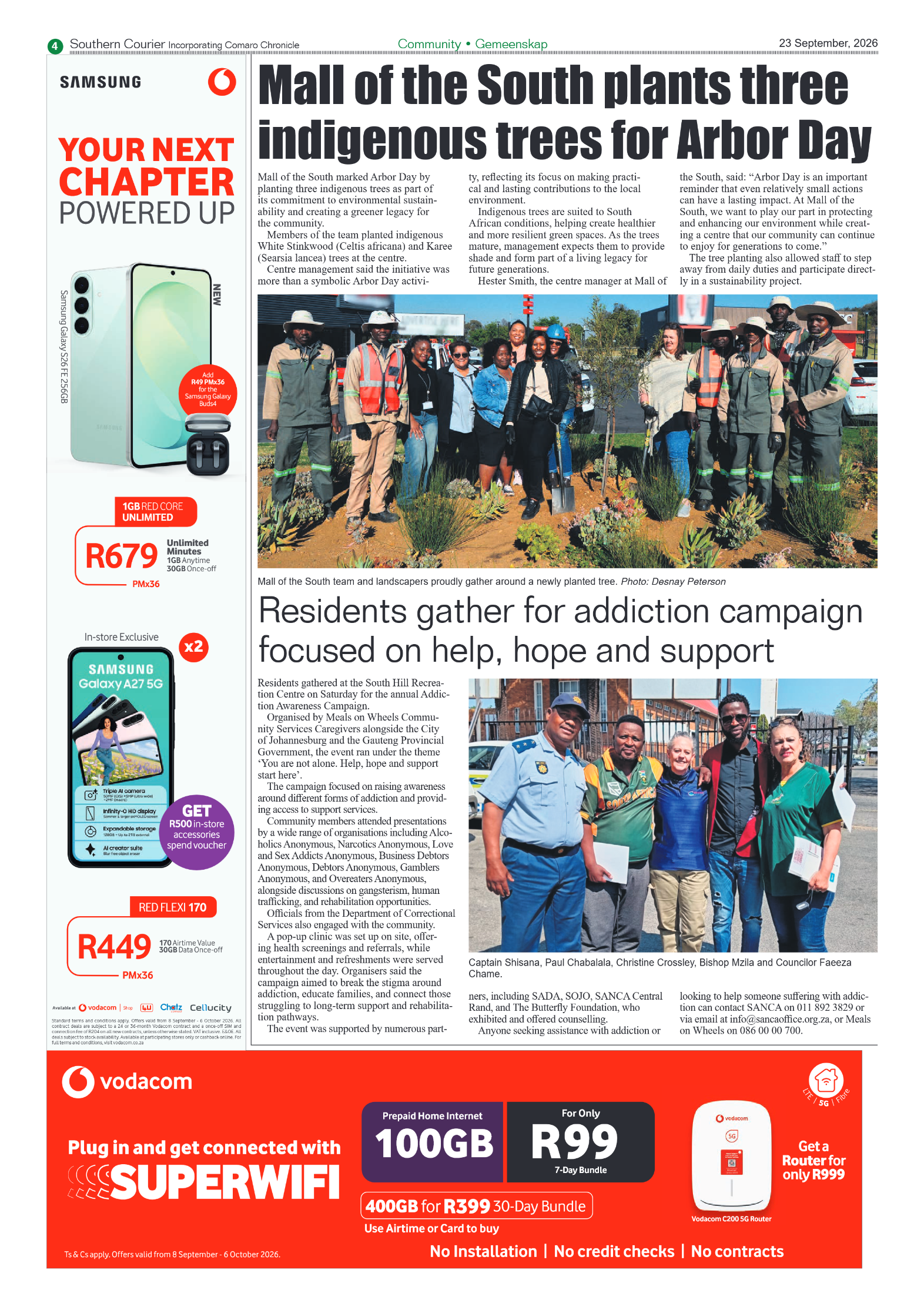 Southern Courier 23 September 2026 page 4