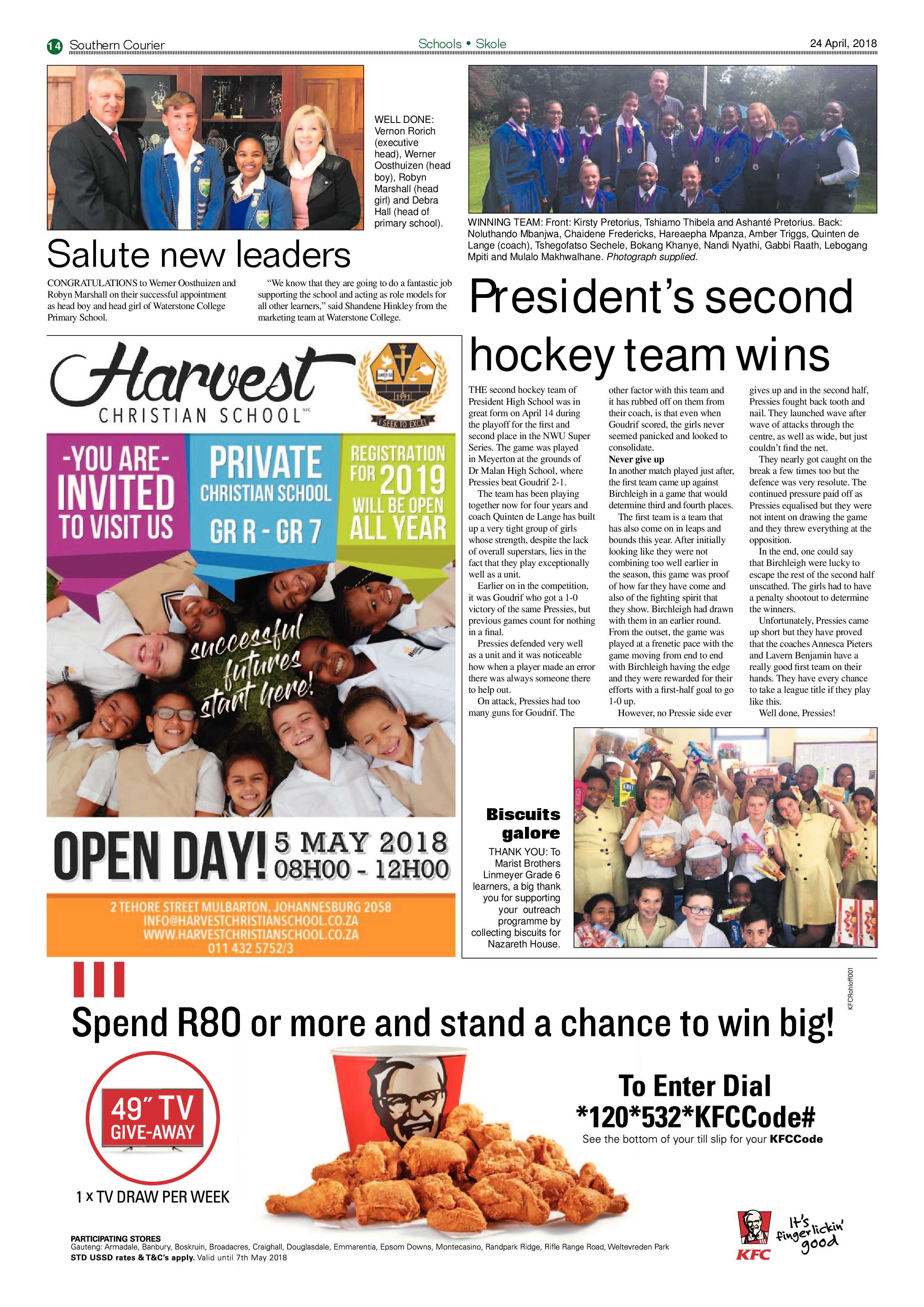 Southern Courier 24 April 2018 page 14