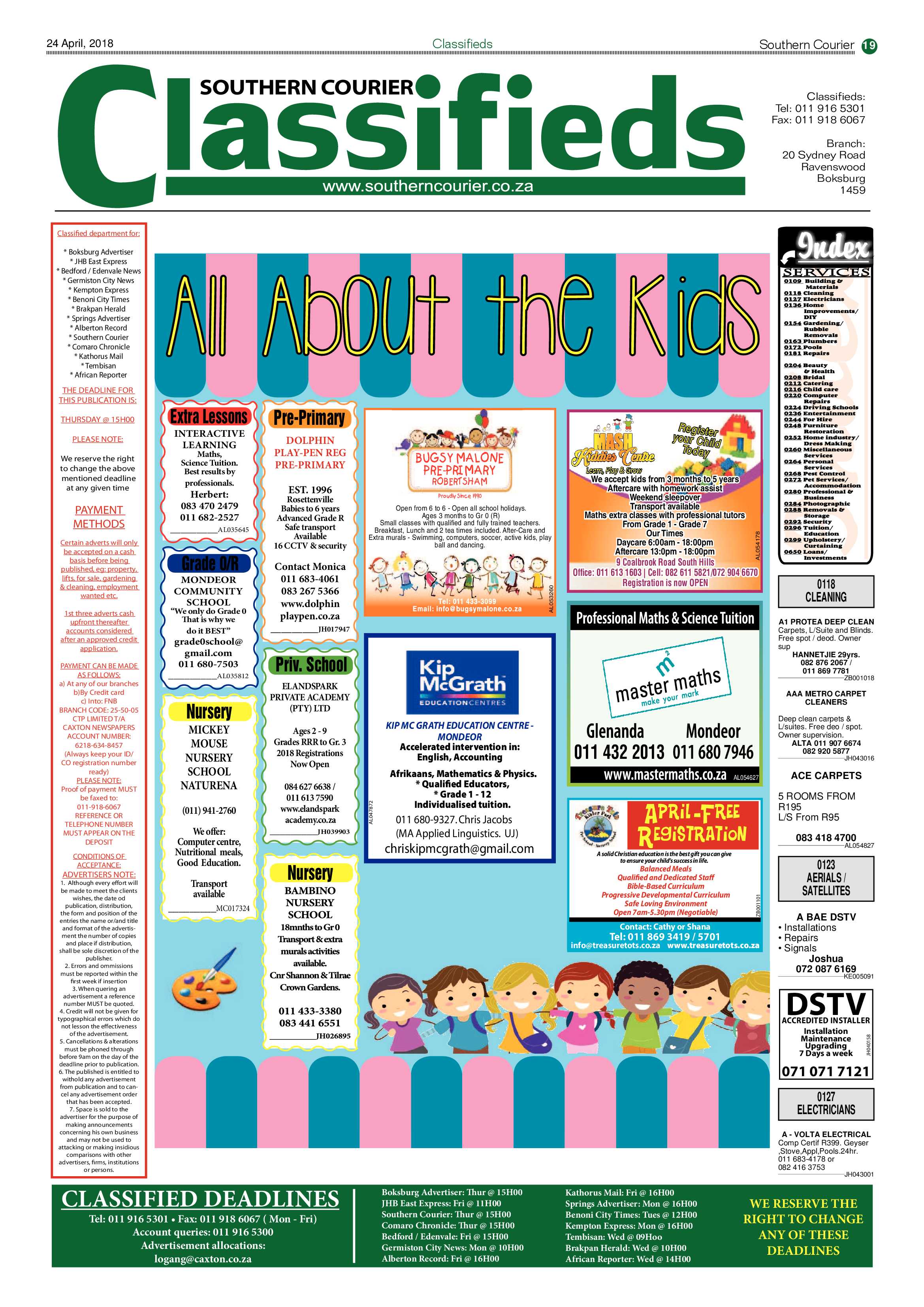 Southern Courier 24 April 2018 page 19