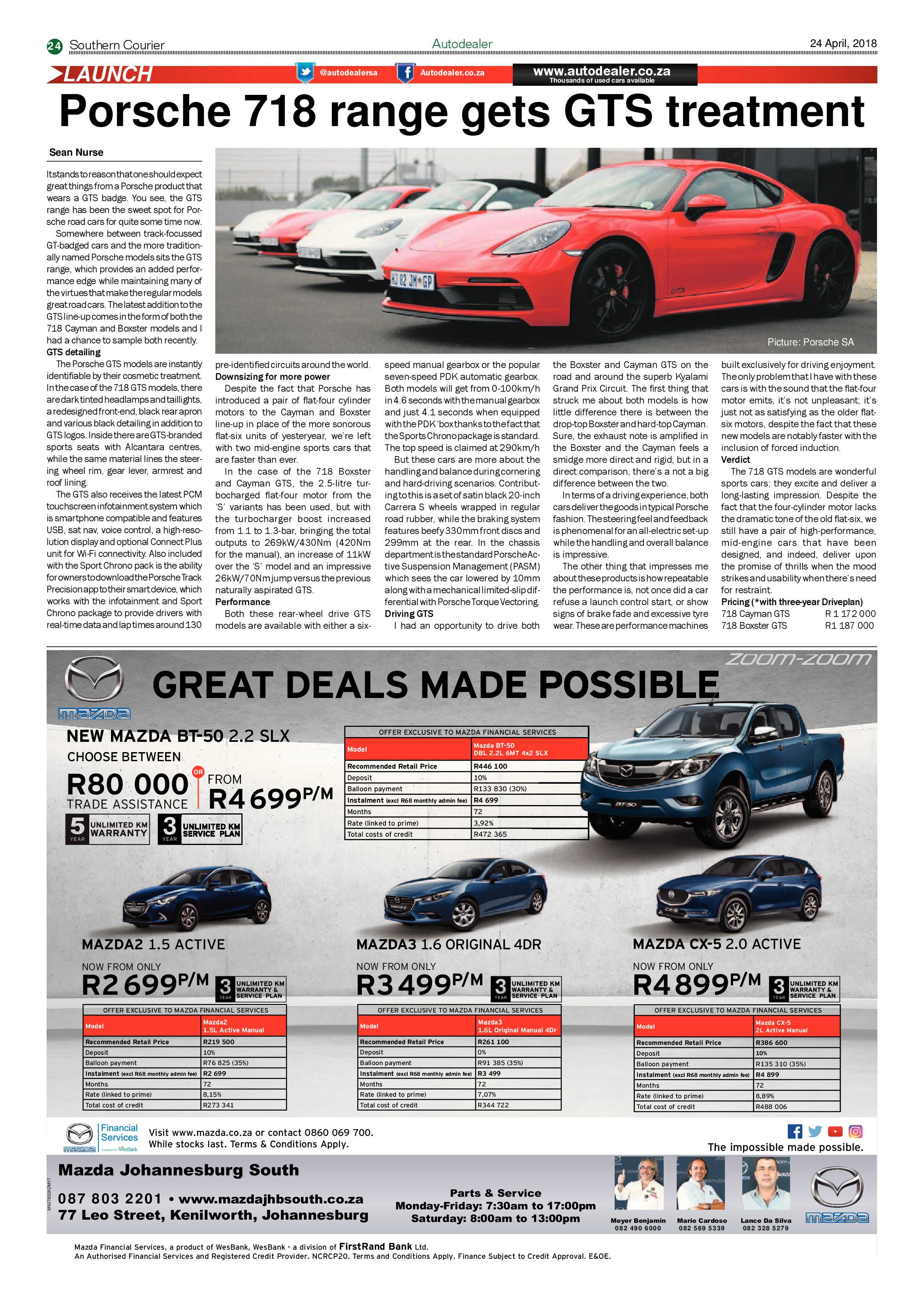 Southern Courier 24 April 2018 page 24