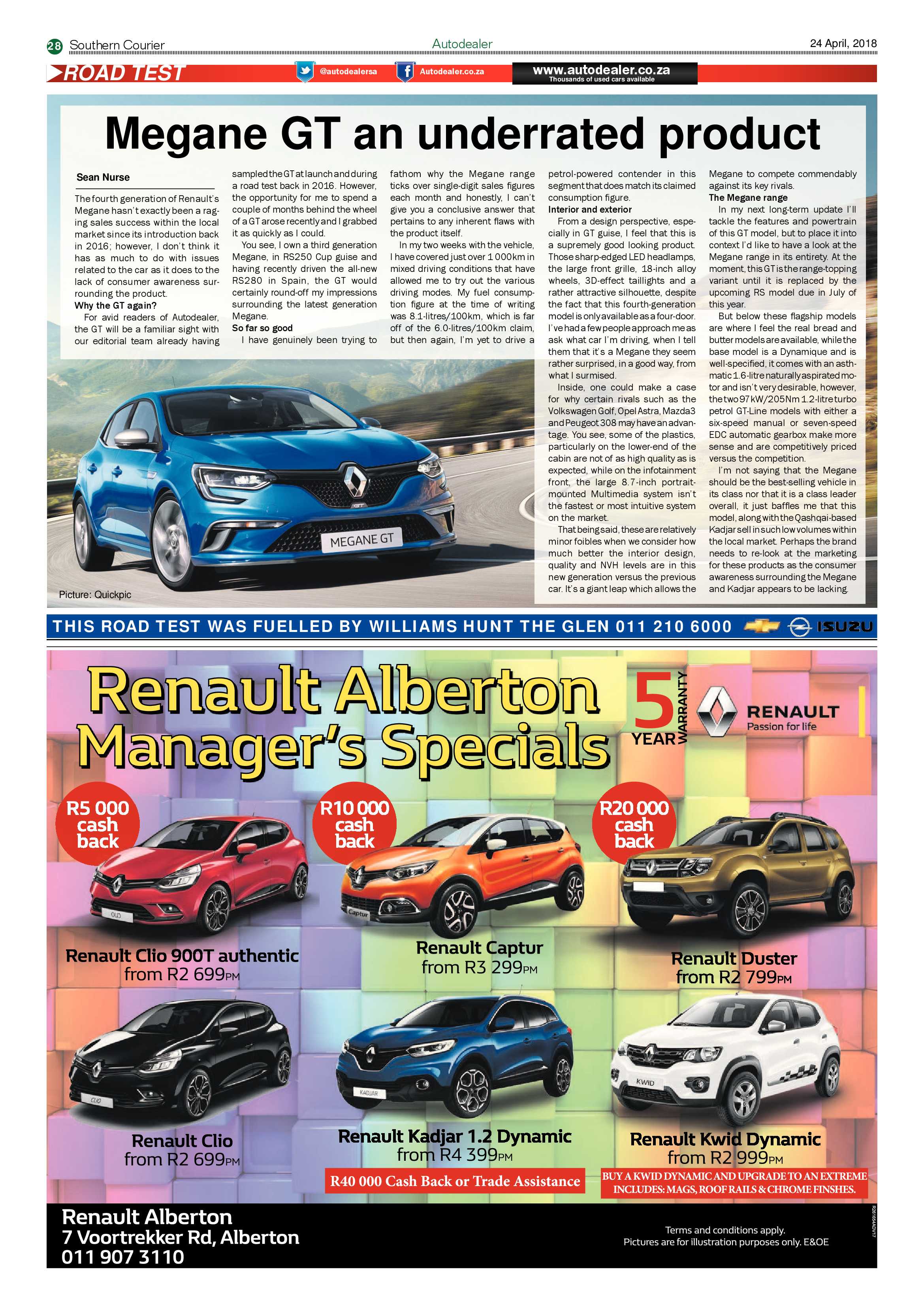 Southern Courier 24 April 2018 page 28