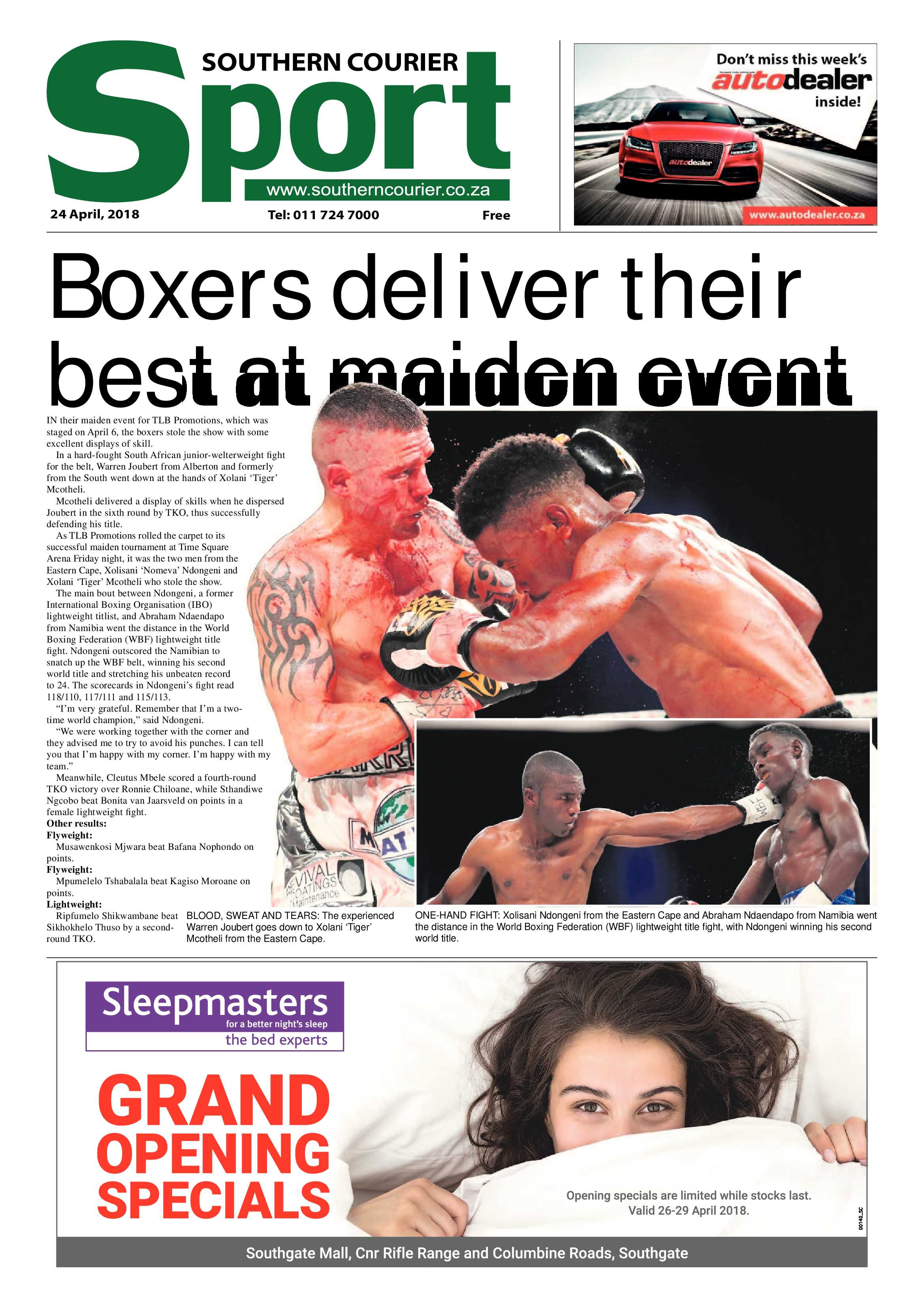 Southern Courier 24 April 2018 page 32
