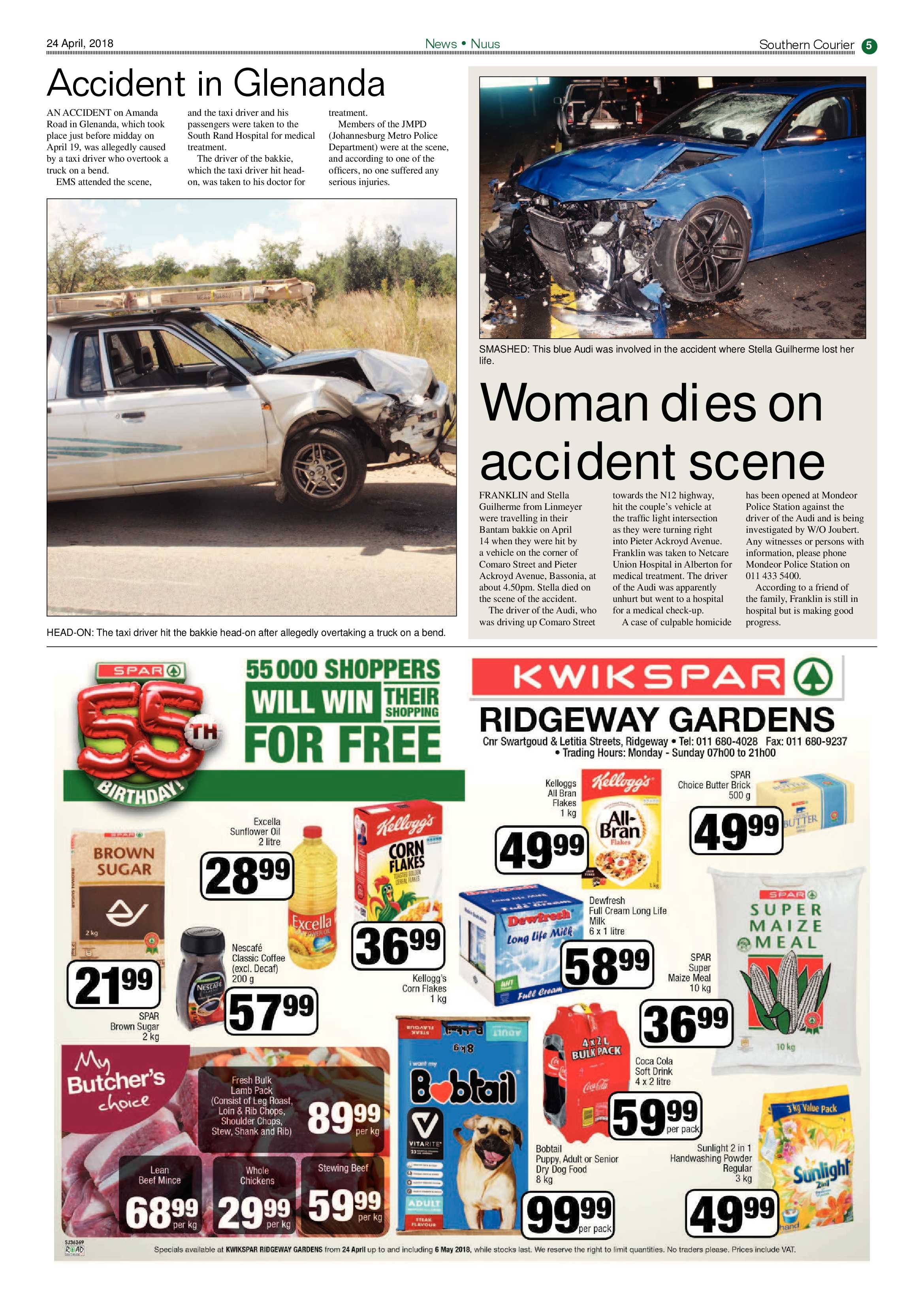 Southern Courier 24 April 2018 page 5