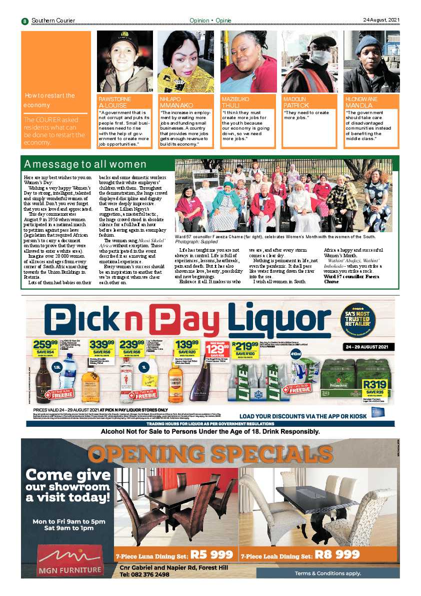Southern Courier 24 August 2021 page 11