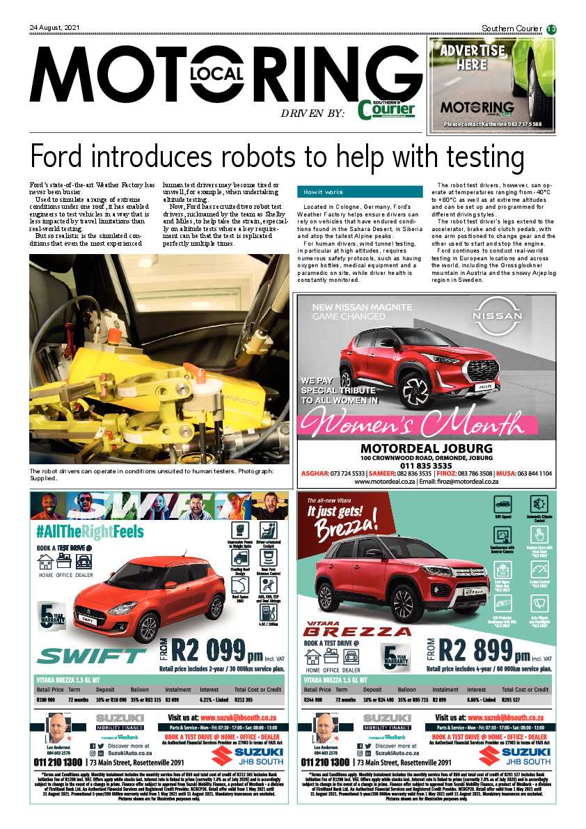 Southern Courier 24 August 2021 page 16
