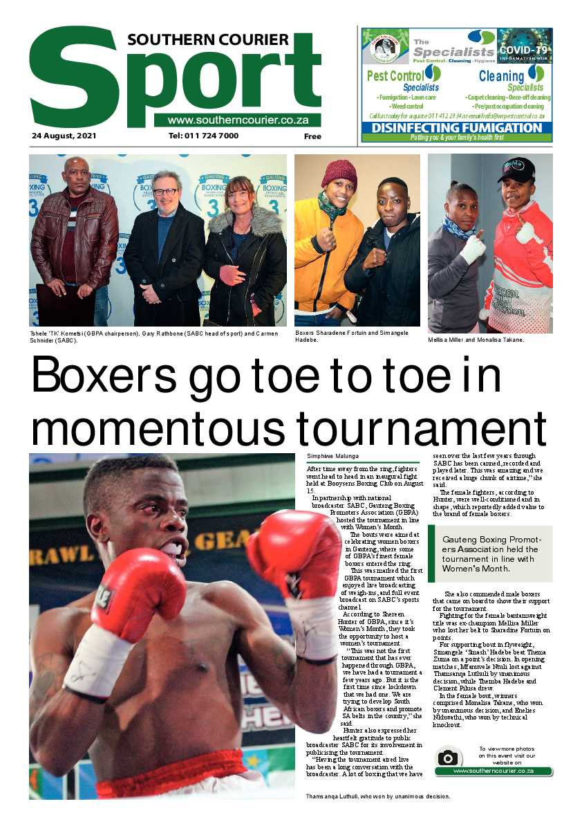 Southern Courier 24 August 2021 page 19