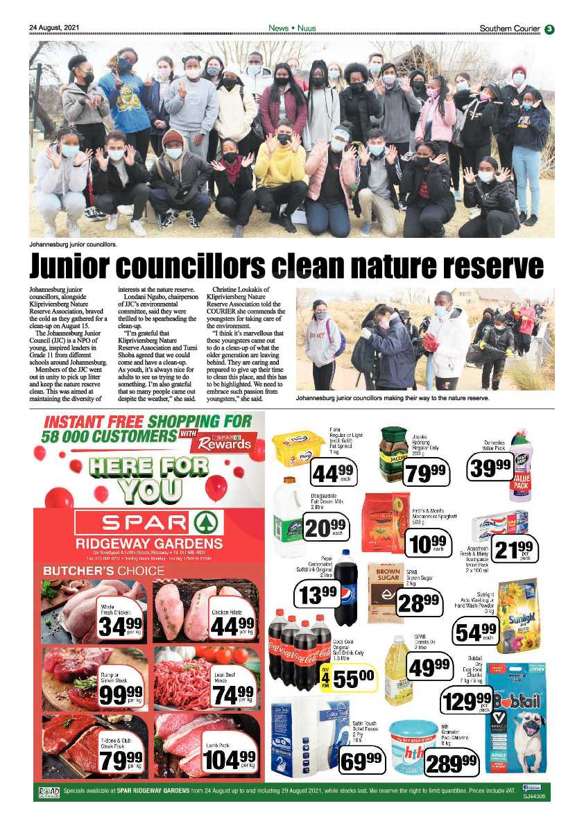 Southern Courier 24 August 2021 page 25