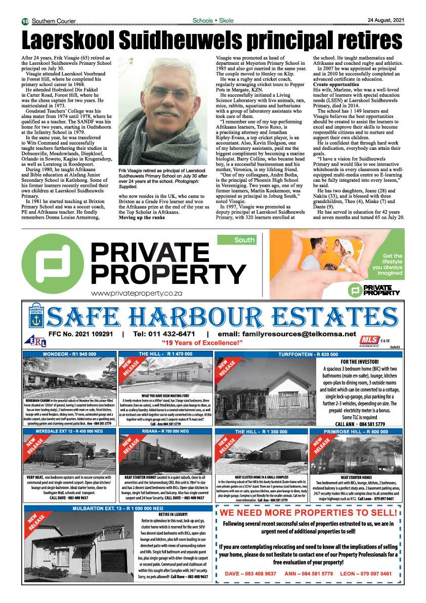 Southern Courier 24 August 2021 page 32