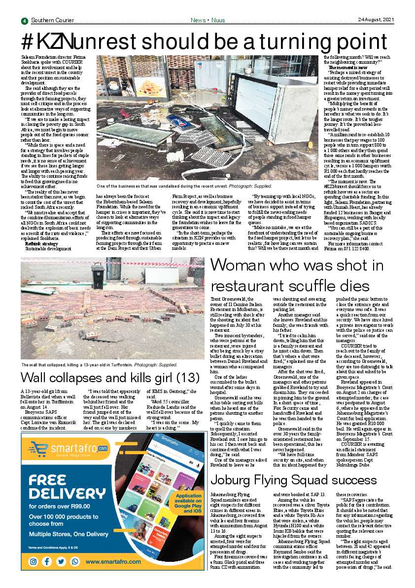 Southern Courier 24 August 2021 page 7
